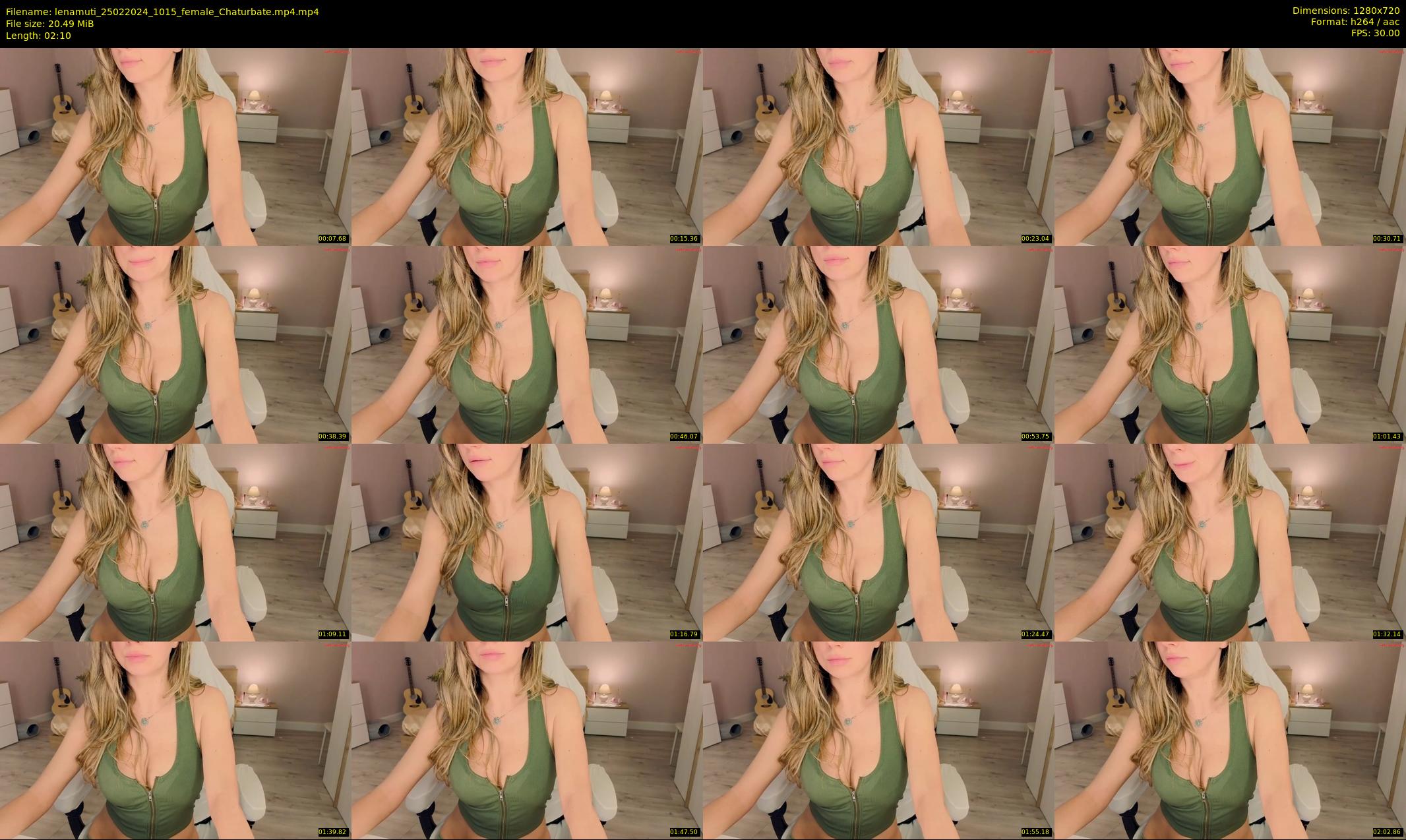 lenamuti — 3 minute Chaturbate female cam show recording, 720p, Feb 25, 2024