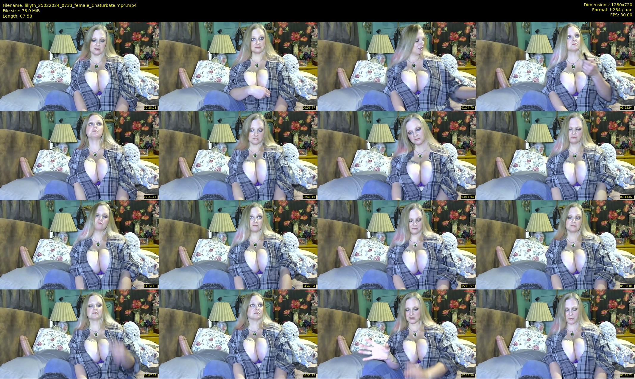lillyth — 8 minute Chaturbate female cam show recording, 720p, Feb 25, 2024