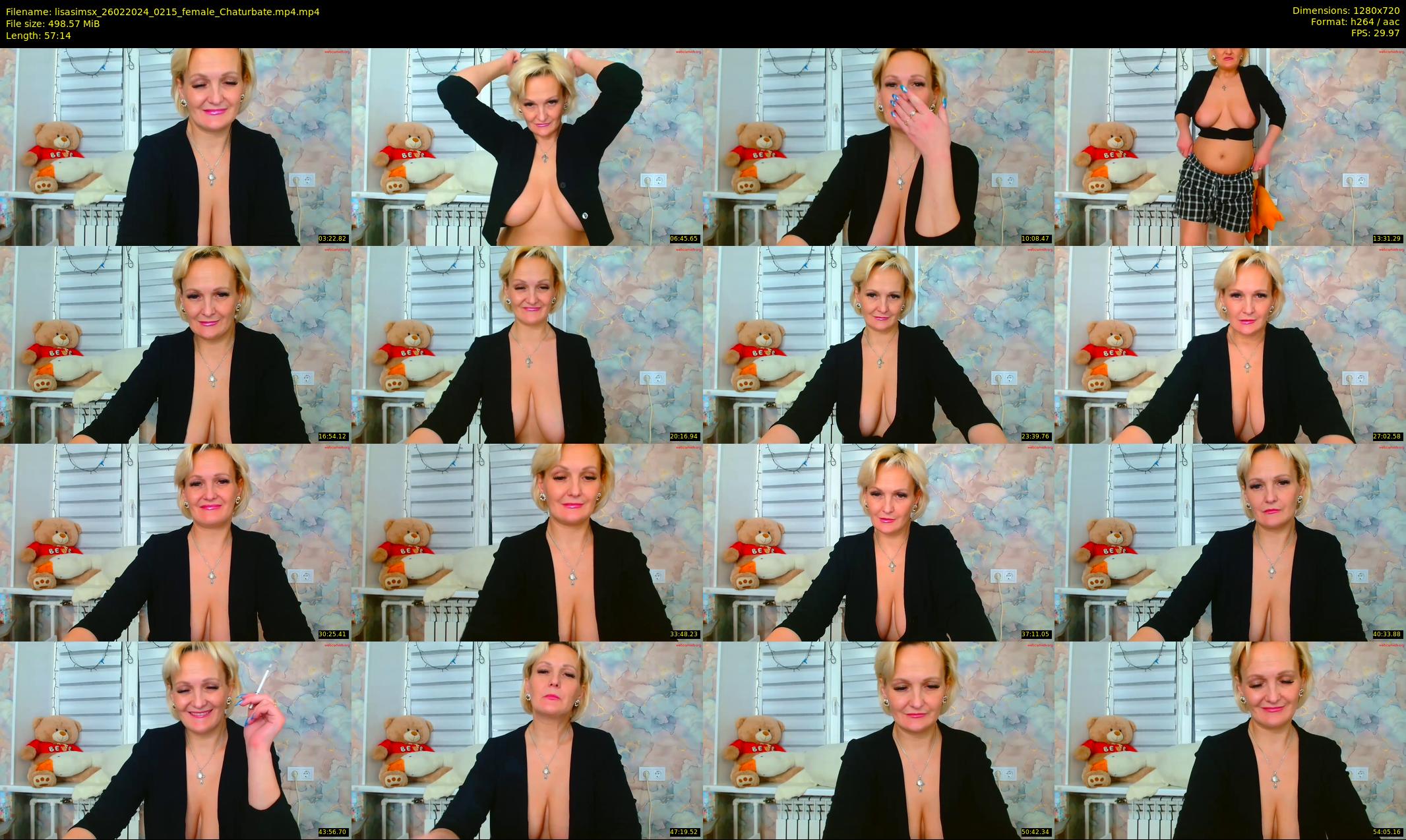 lisasimsx — 58 minute Chaturbate female cam show recording, 720p, Feb 26, 2024