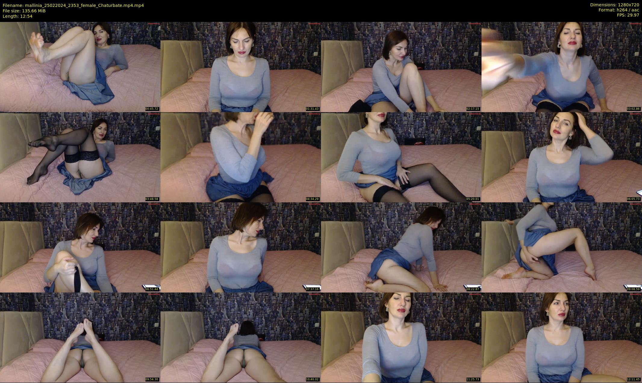 mallinia — 13 minute Chaturbate female cam show recording, 720p, Feb 25, 2024