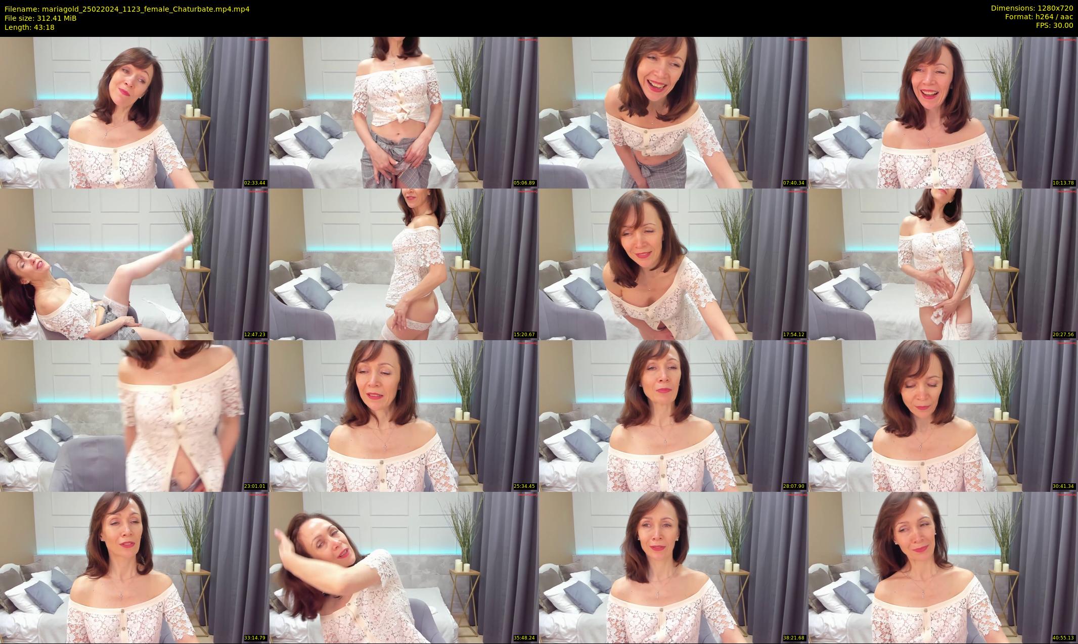 mariagold — 44 minute Chaturbate female cam show recording, 720p, Feb 25, 2024