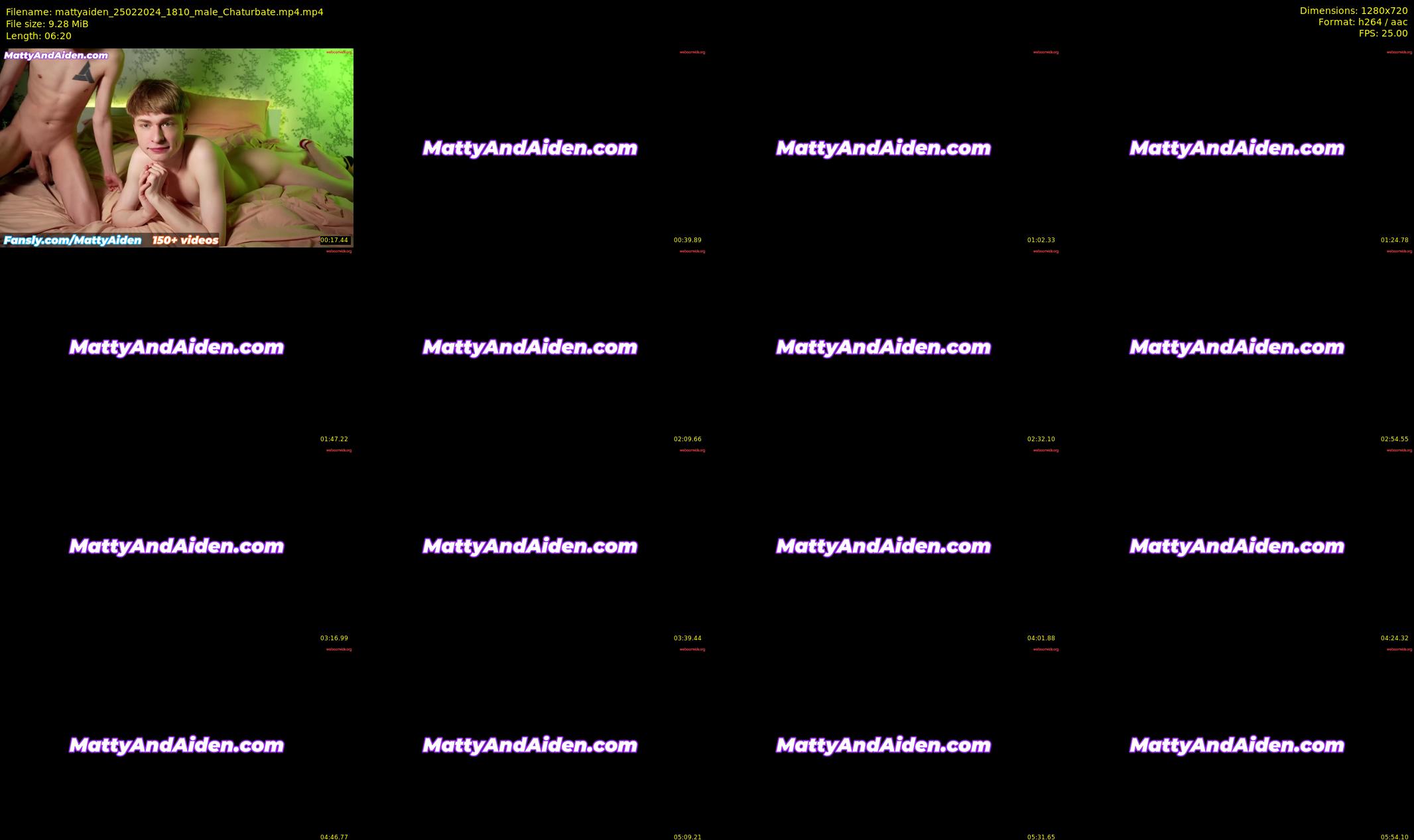 mattyaiden — 7 minute Chaturbate male cam show recording, 720p, Feb 25, 2024