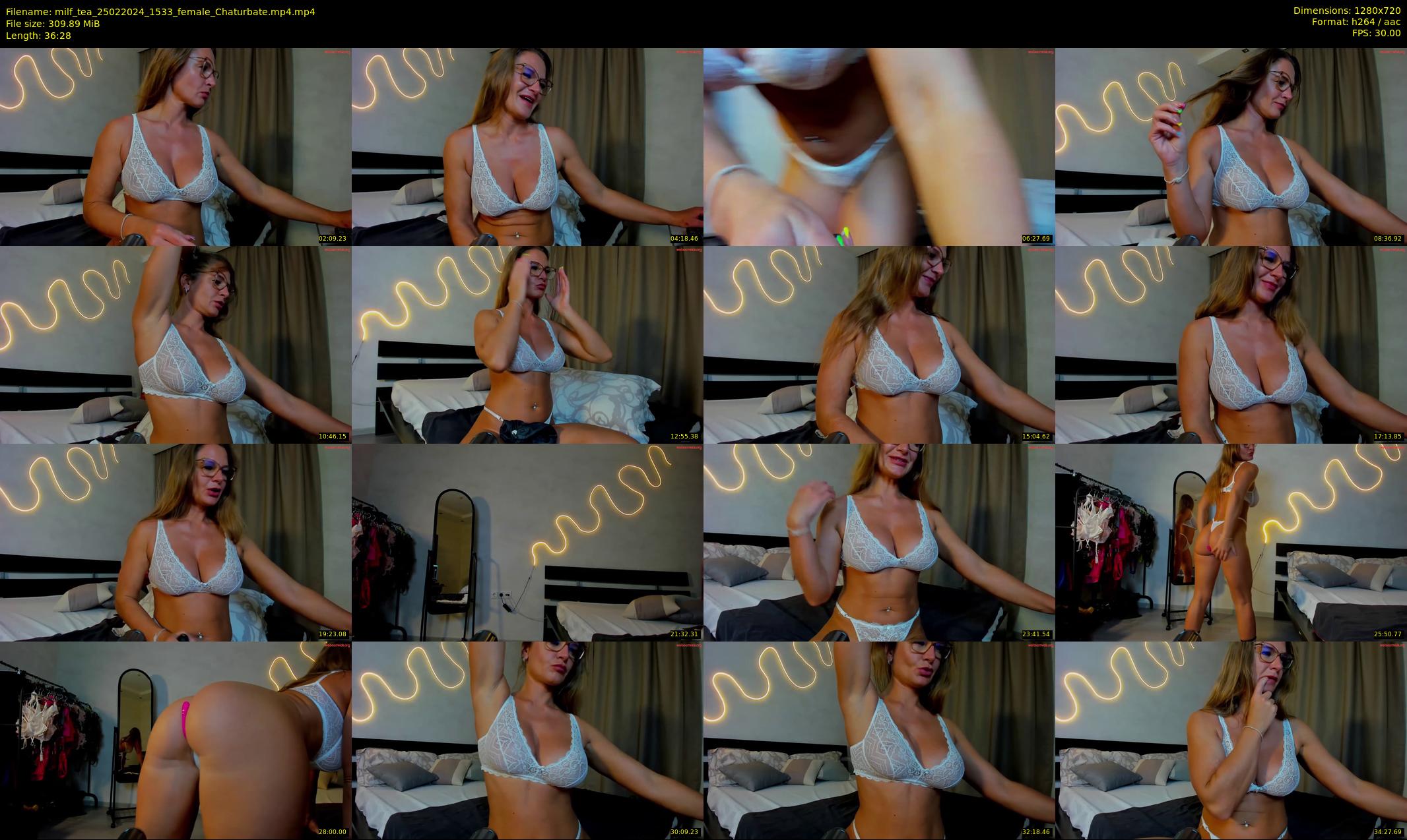 milf_tea — 37 minute Chaturbate female cam show recording, 720p, Feb 25, 2024