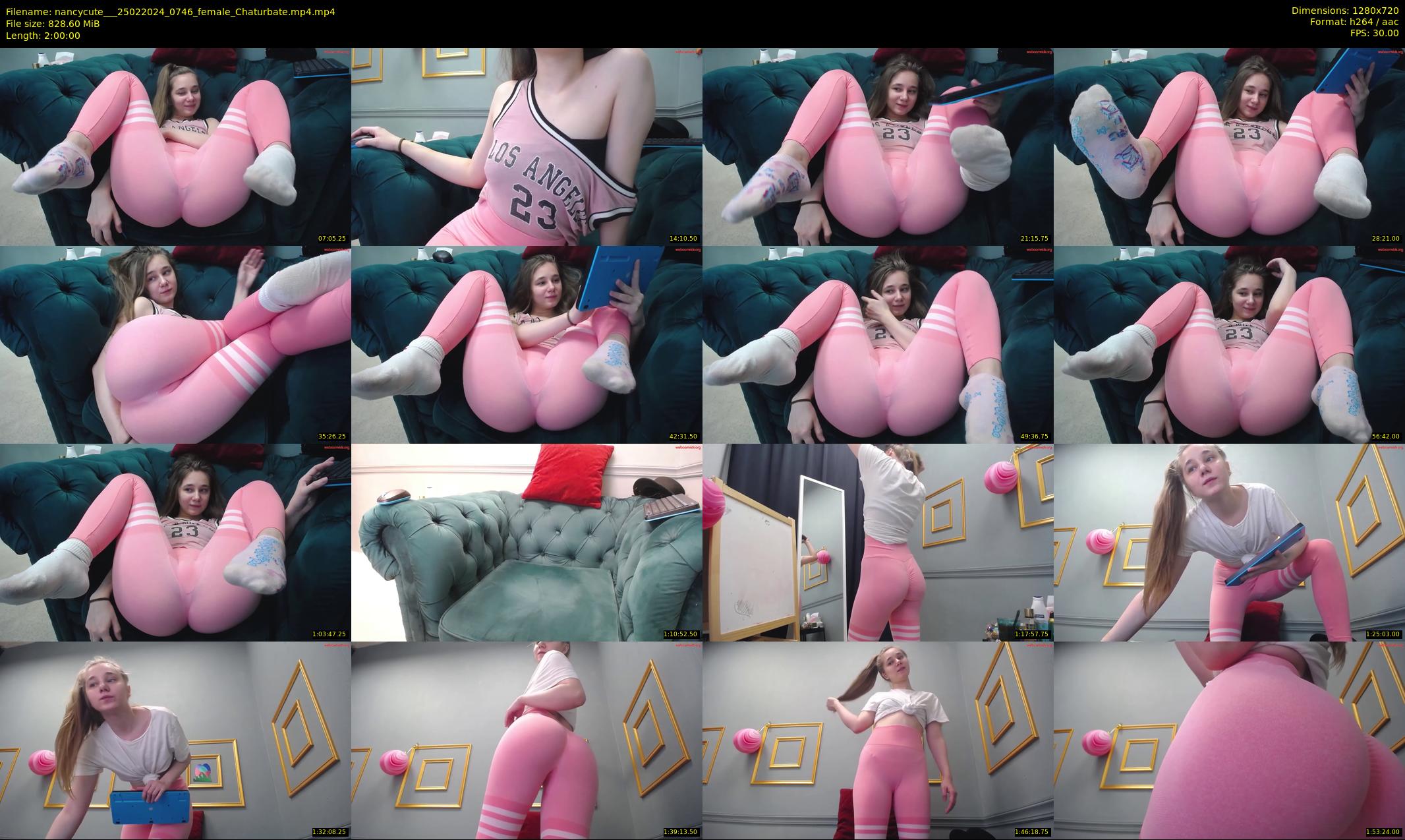 nancycute__ — 120 minute Chaturbate female cam show recording, 720p, Feb 25, 2024