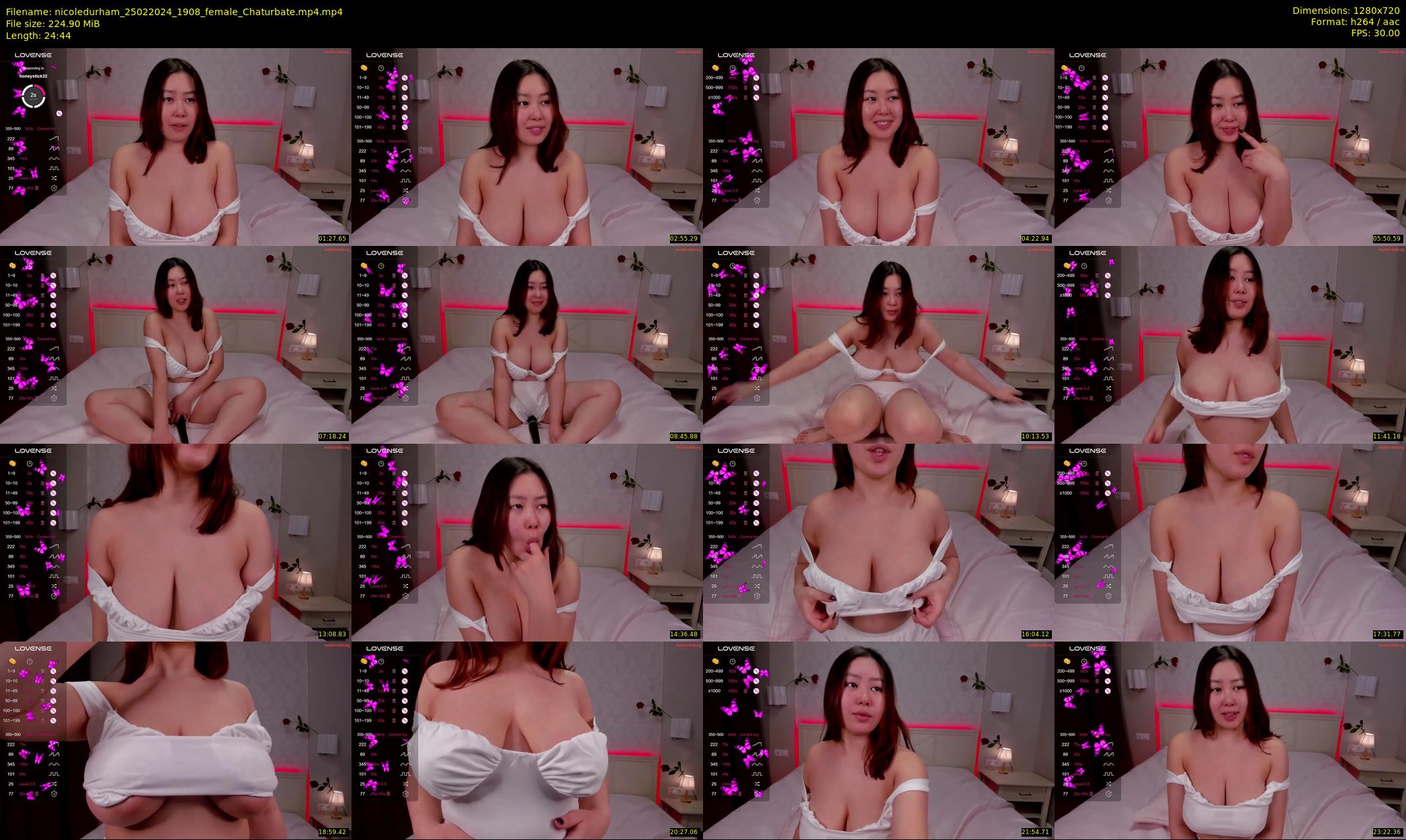 nicoledurham — 25 minute Chaturbate female cam show recording, 720p, Feb 25, 2024