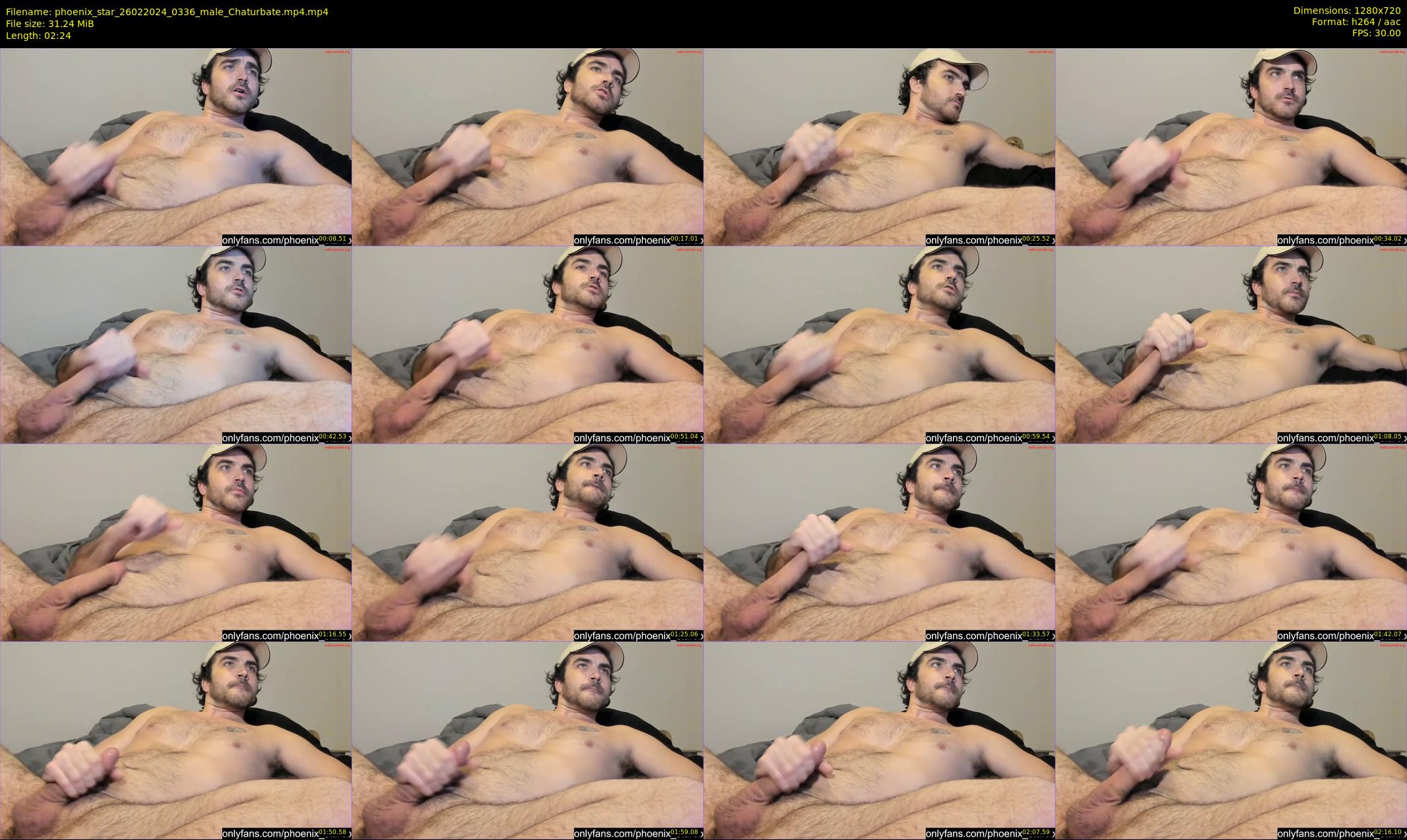 phoenix_star — 3 minute Chaturbate male cam show recording, 720p, Feb 26, 2024