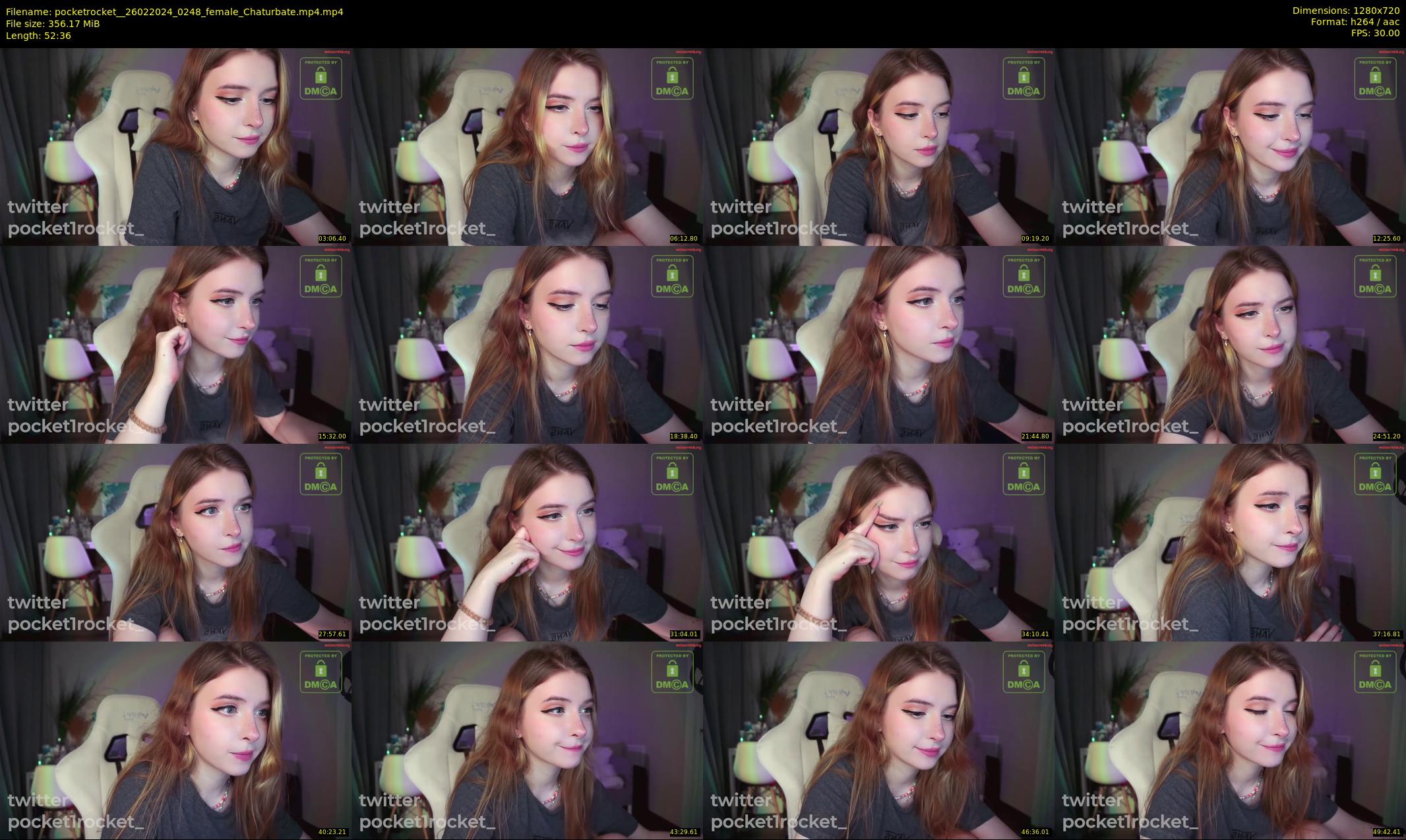 pocketrocket_ — 53 minute Chaturbate female cam show recording, 720p, Feb 26, 2024