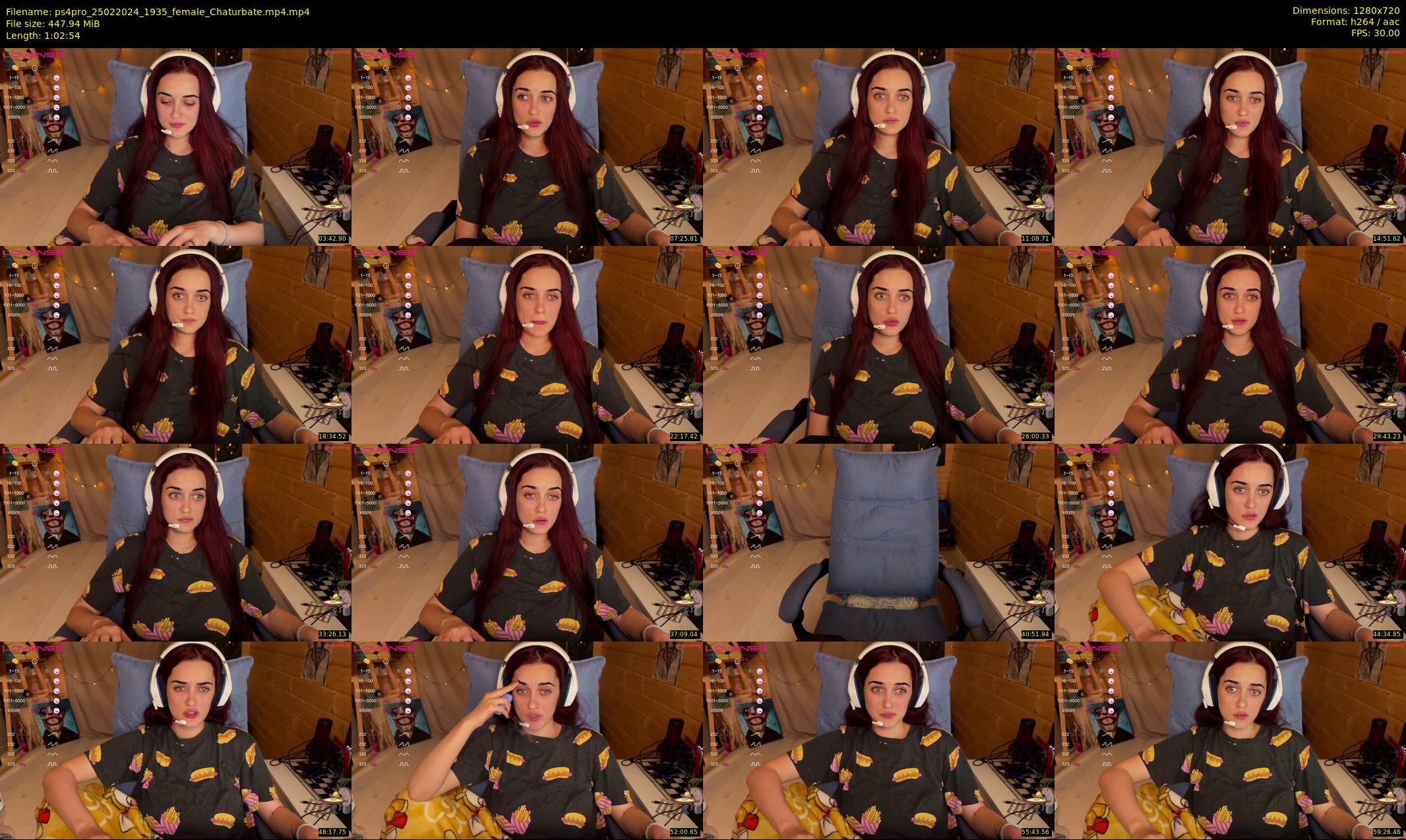 ps4pro — 63 minute Chaturbate female cam show recording, 720p, Feb 25, 2024