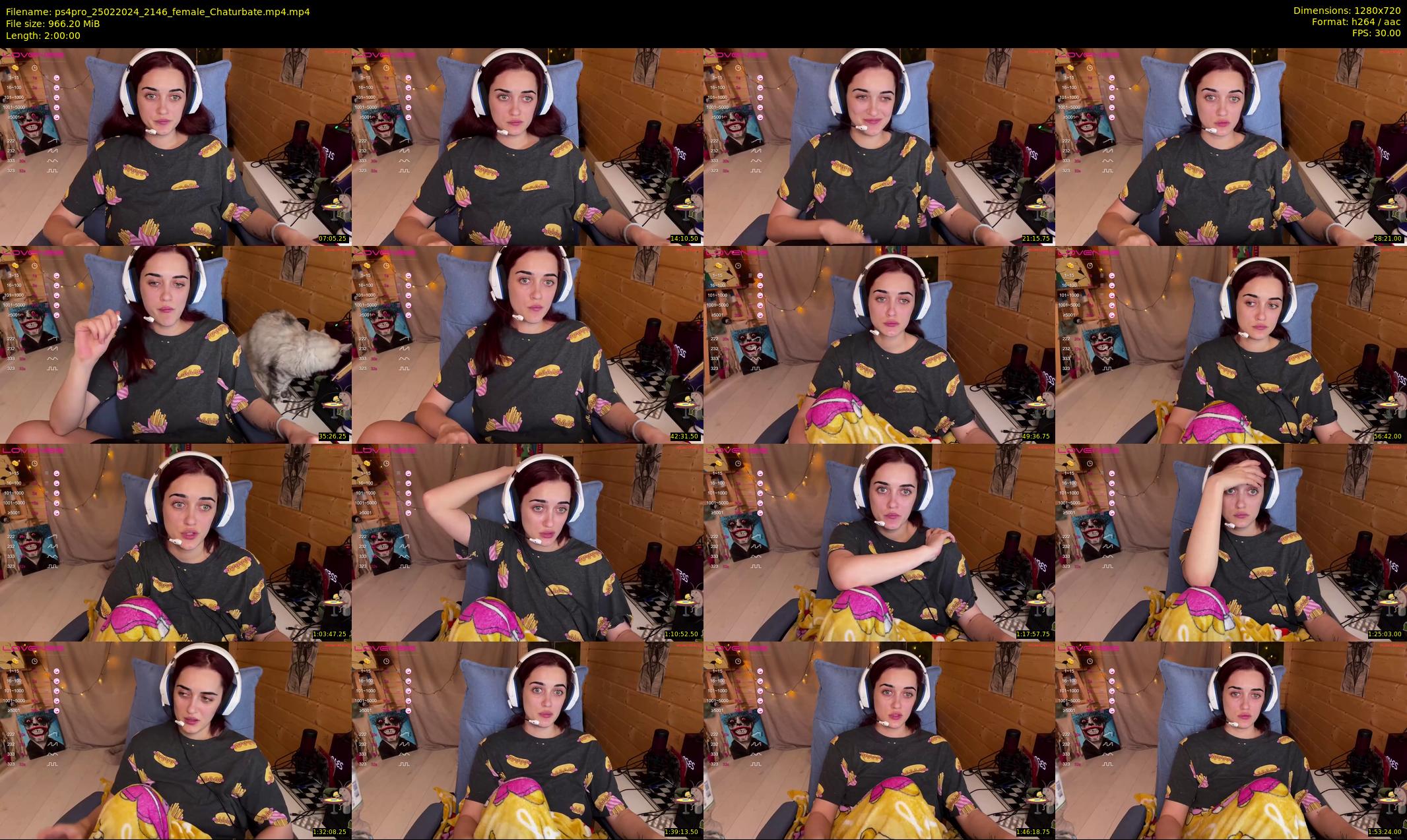 ps4pro — 120 minute Chaturbate female cam show recording, 720p, Feb 25, 2024