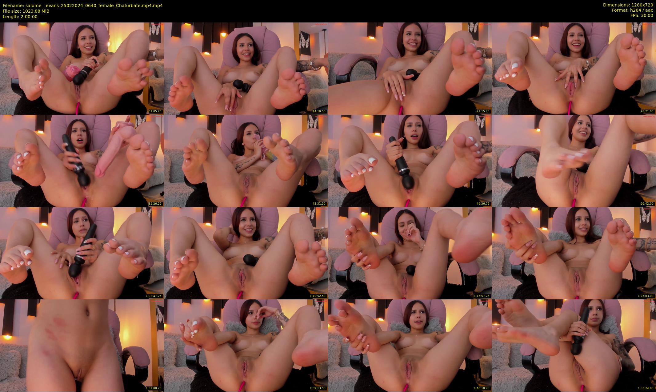 salome__evans — 120 minute Chaturbate female cam show recording, 720p, Feb 25, 2024