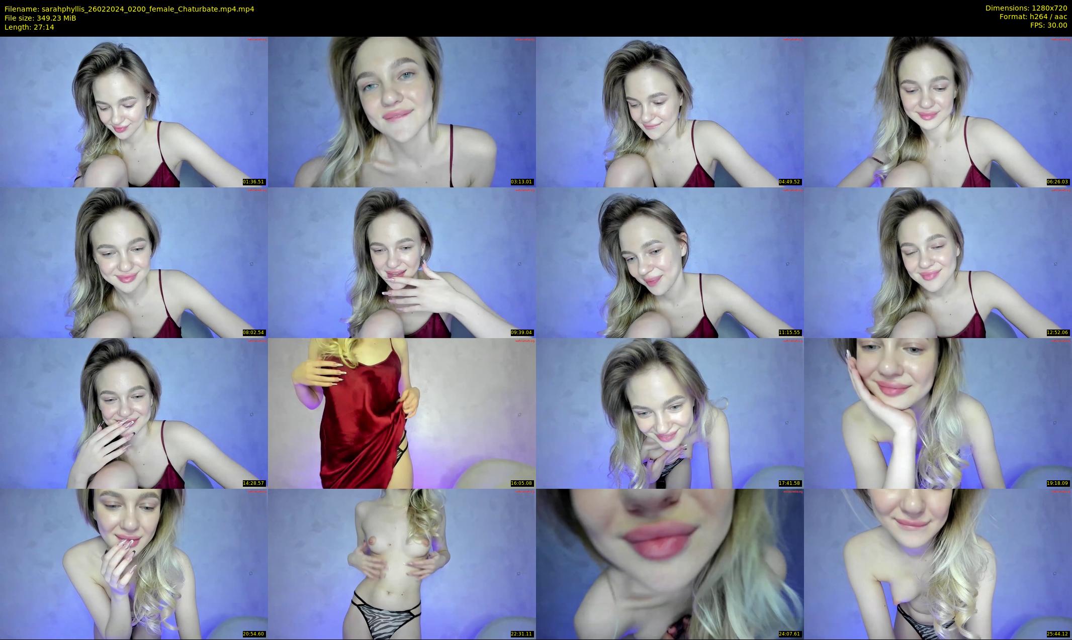 sarahphyllis — 28 minute Chaturbate female cam show recording, 720p, Feb 26, 2024
