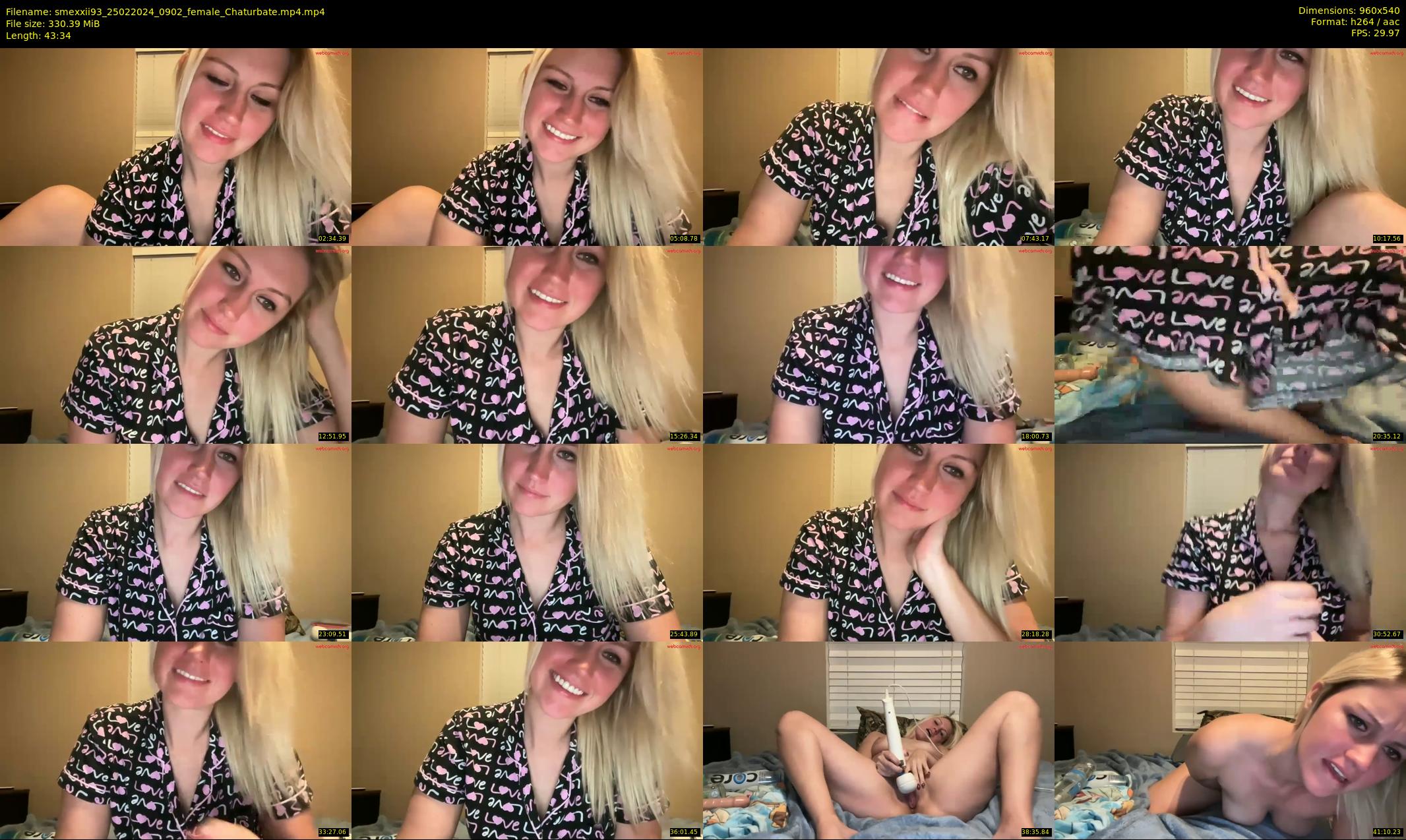 smexxii93 — 44 minute Chaturbate female cam show recording, 480p, Feb 25, 2024