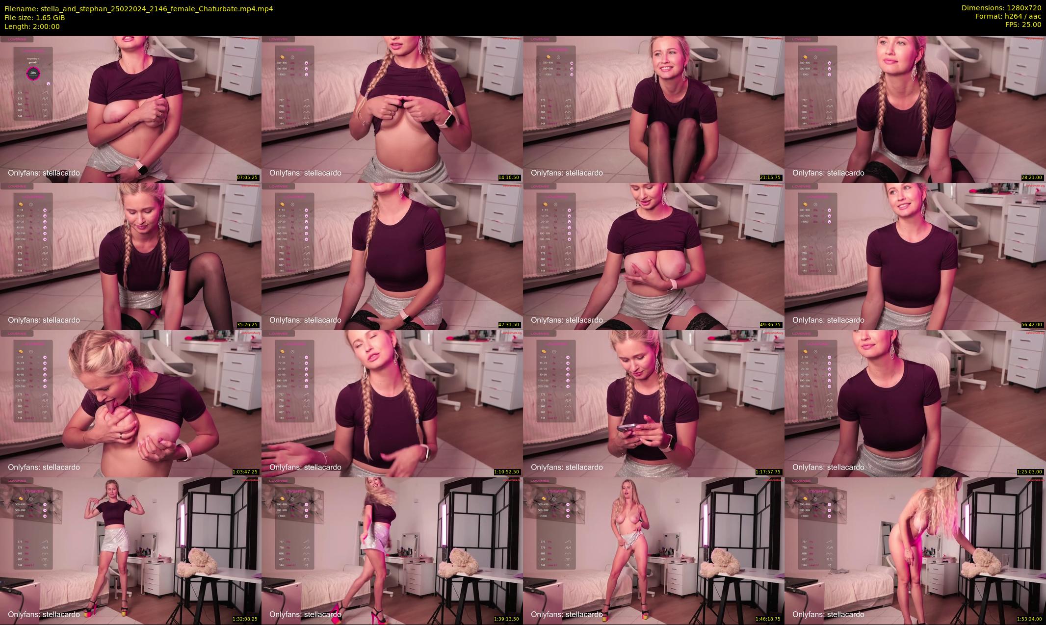 stella_and_stephan — 120 minute Chaturbate couple cam show recording, 720p, Feb 25, 2024