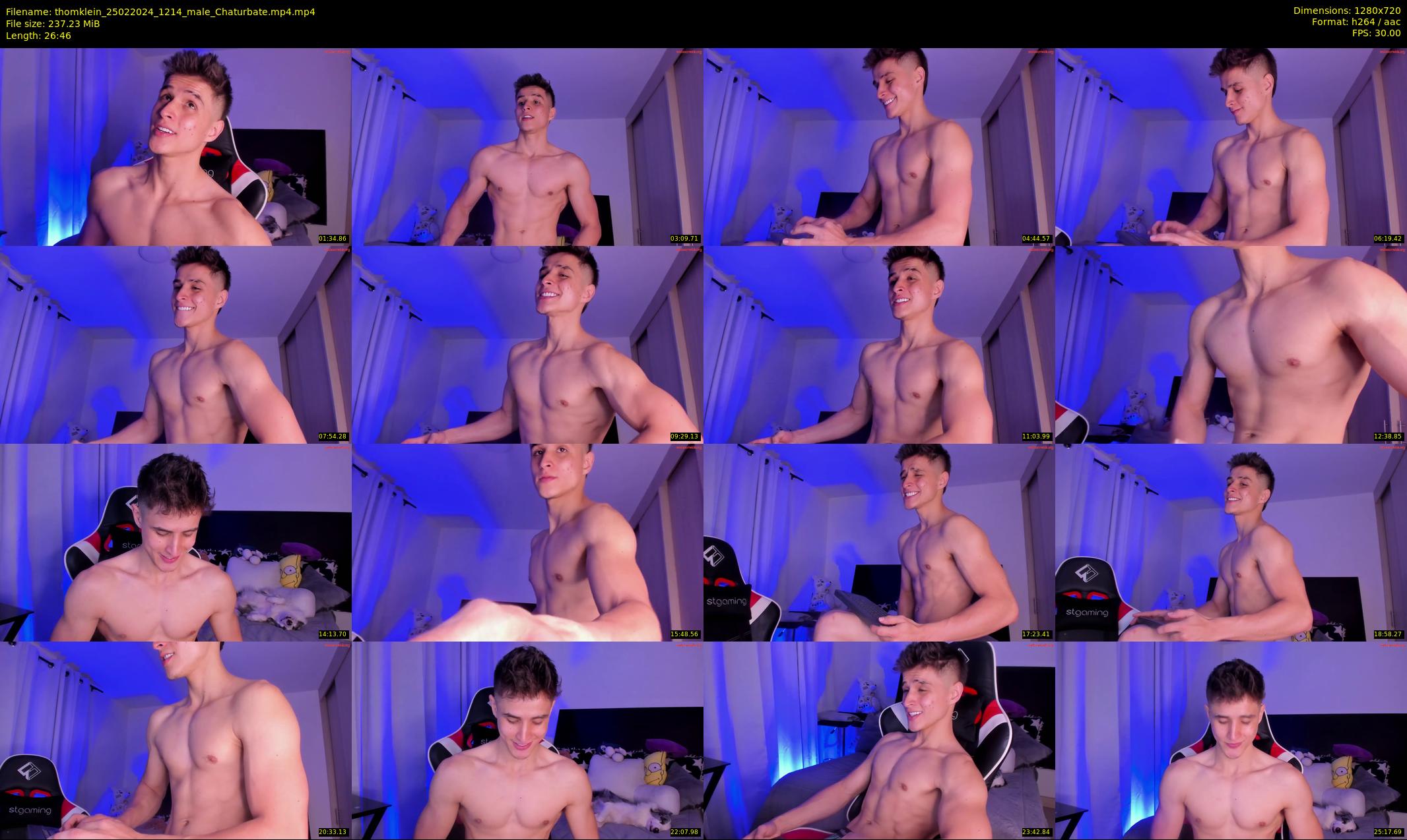 thomklein — 27 minute Chaturbate male cam show recording, 720p, Feb 25, 2024