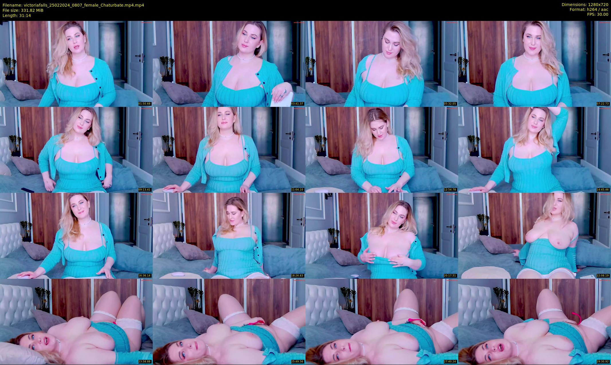 victoriafalls — 32 minute Chaturbate female cam show recording, 720p, Feb 25, 2024
