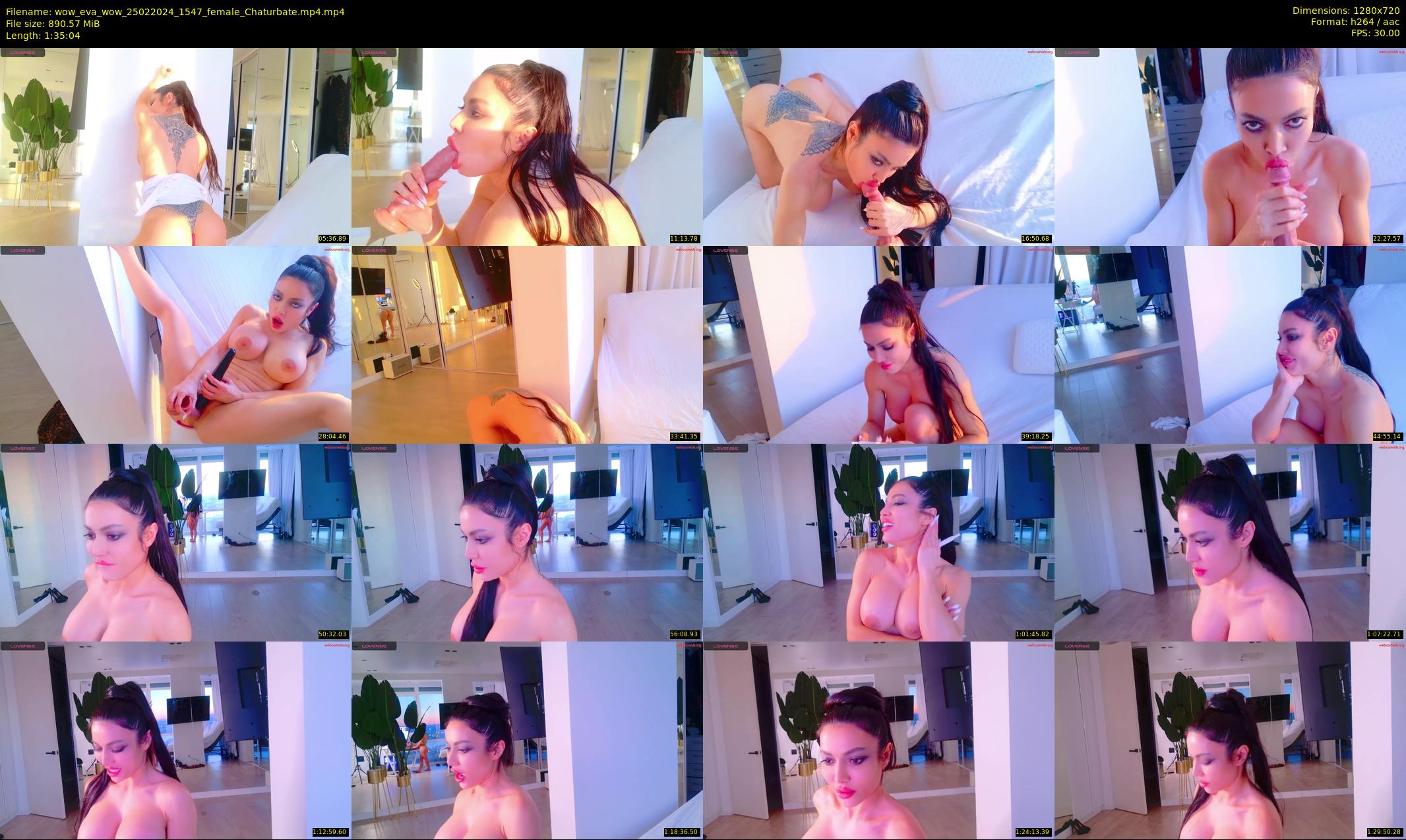 wow_eva_wow — 96 minute Chaturbate female cam show recording, 720p, Feb 25, 2024