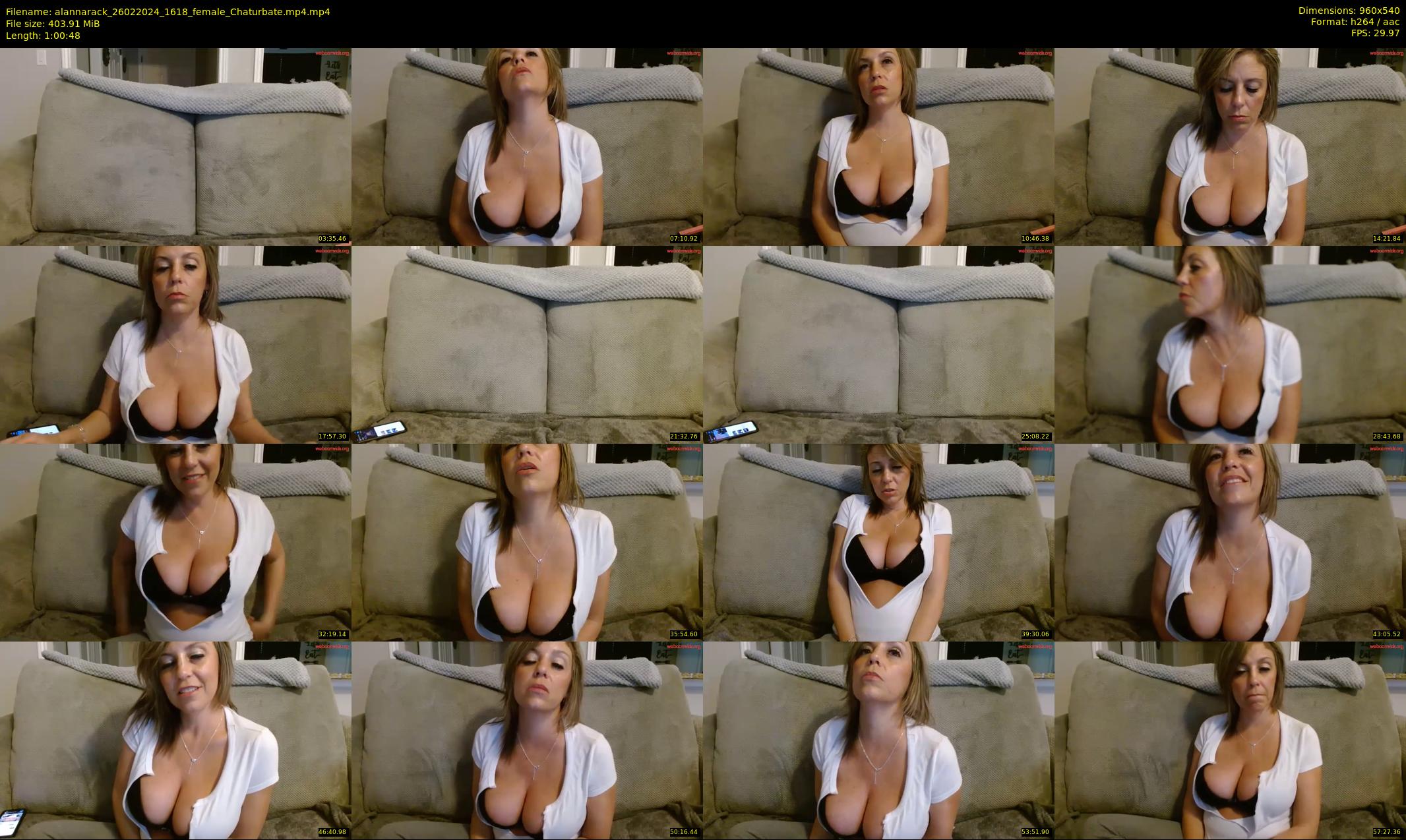 alannarack — 61 minute Chaturbate female cam show recording, 480p, Feb 26, 2024