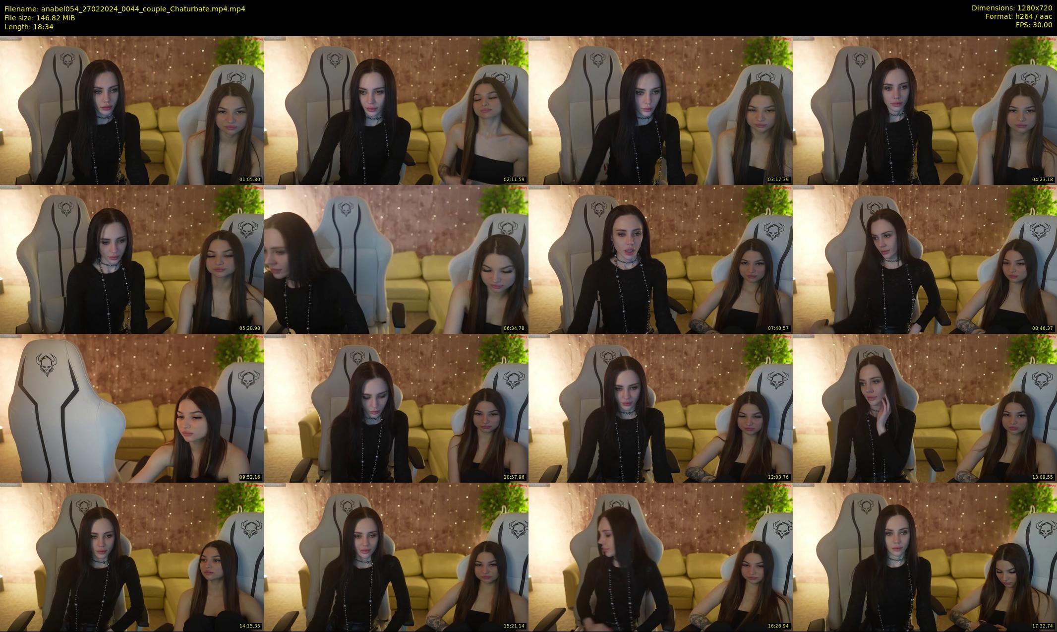 anabel054 — 19 minute Chaturbate female cam show recording, 720p, Feb 27, 2024