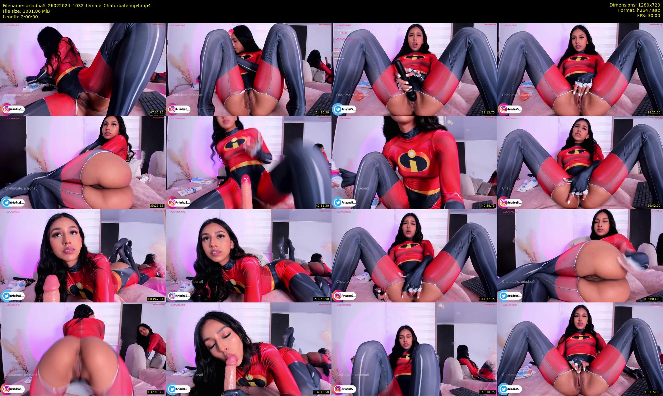 ariadna5 — 120 minute Chaturbate female cam show recording, 720p, Feb 26, 2024