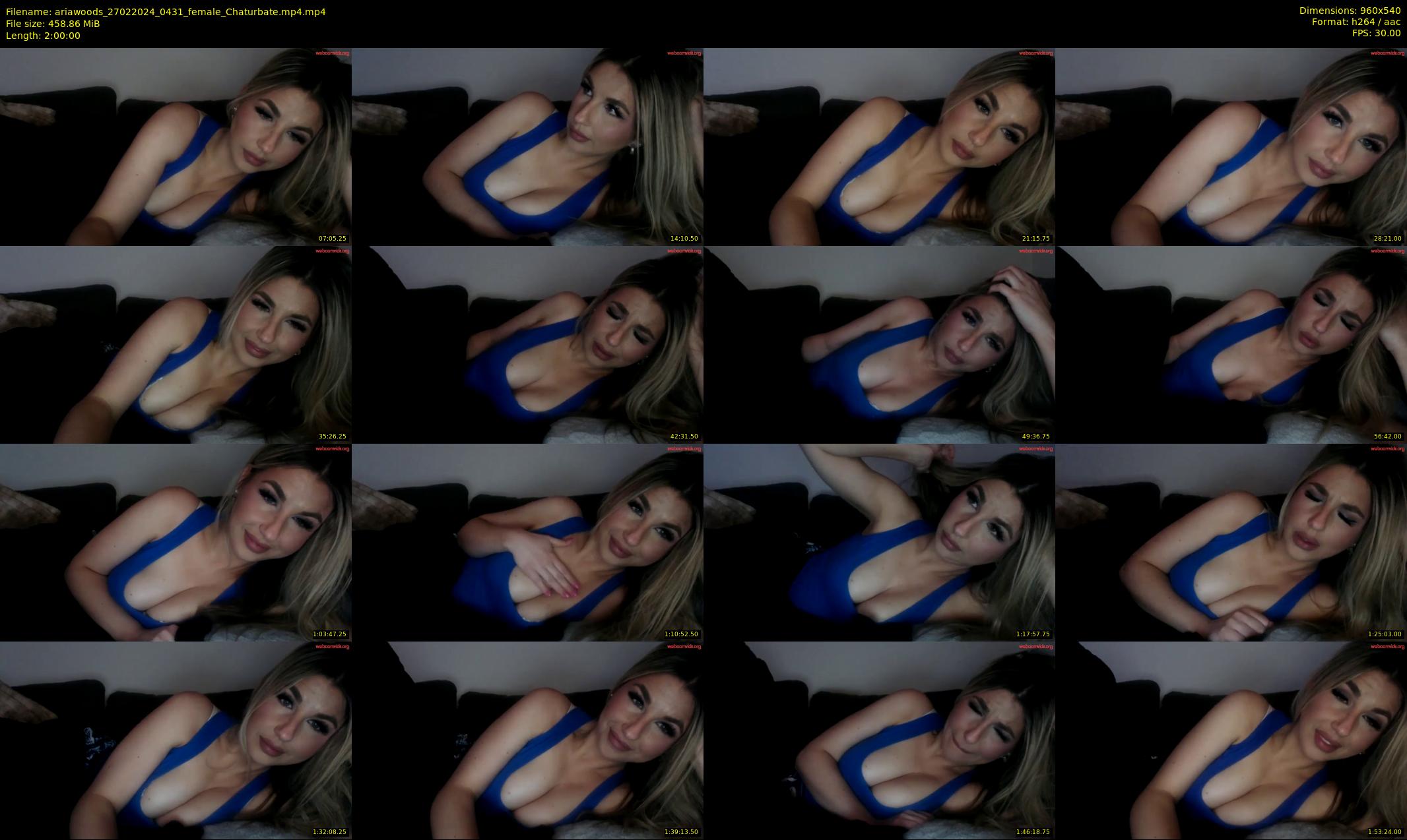 ariawoods — 120 minute Chaturbate female cam show recording, 480p, Feb 27, 2024