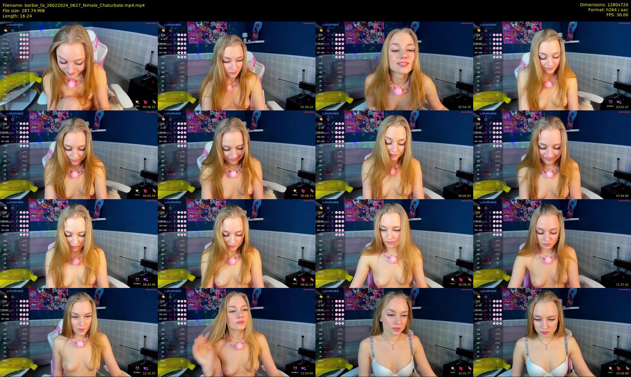 barbie_lis — 17 minute Chaturbate female cam show recording, 720p, Feb 26, 2024