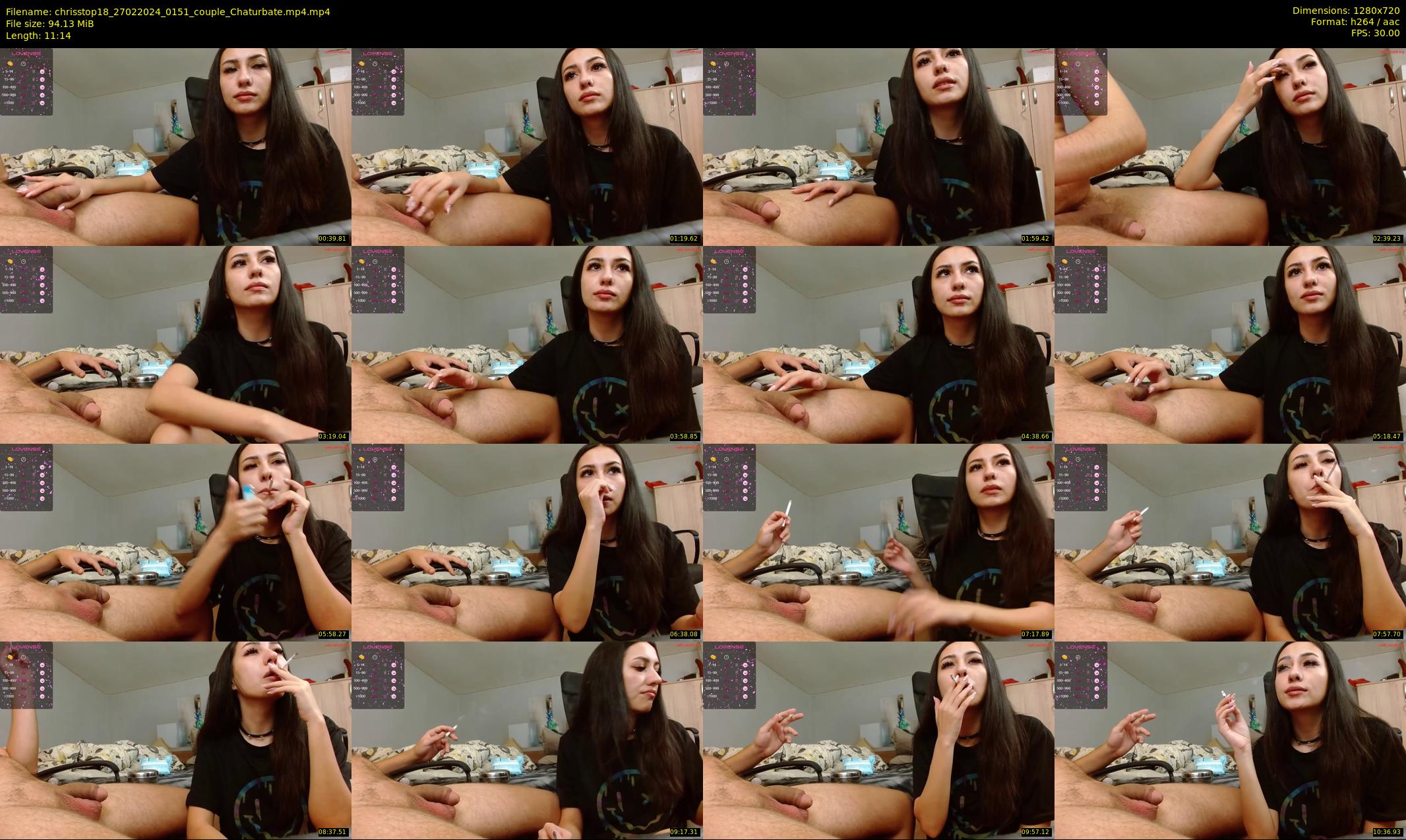 chrisstop18 — 12 minute Chaturbate female cam show recording, 720p, Feb 27, 2024