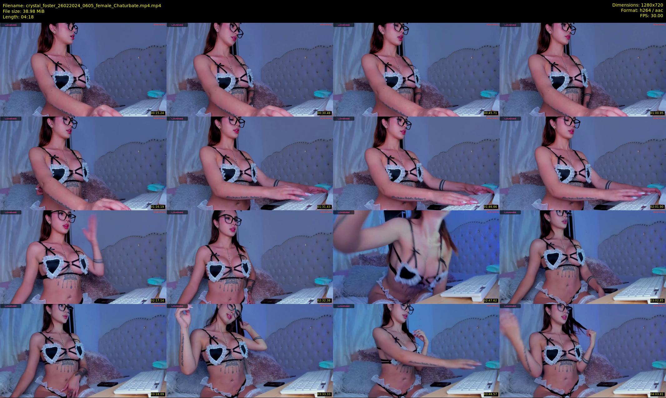 crystal_foster — 5 minute Chaturbate female cam show recording, 720p, Feb 26, 2024