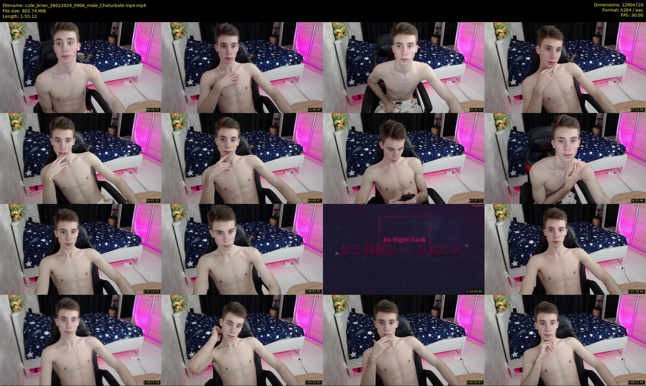cute_brian — 116 minute Chaturbate male cam show recording, 720p, Feb 26, 2024