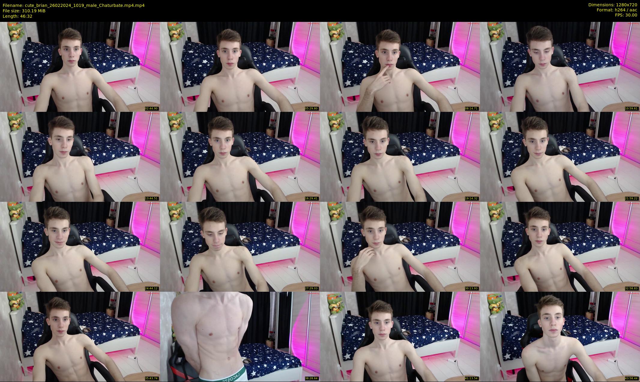 cute_brian — 47 minute Chaturbate male cam show recording, 720p, Feb 26, 2024