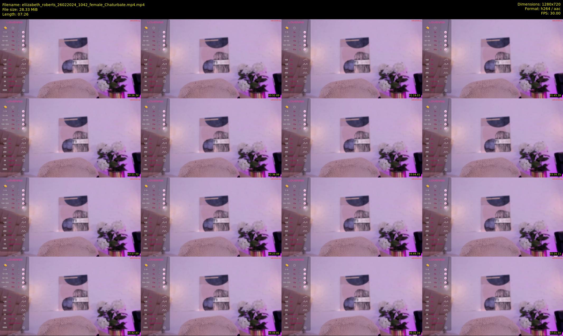 eliizabeth_roberts — 8 minute Chaturbate female cam show recording, 720p, Feb 26, 2024
