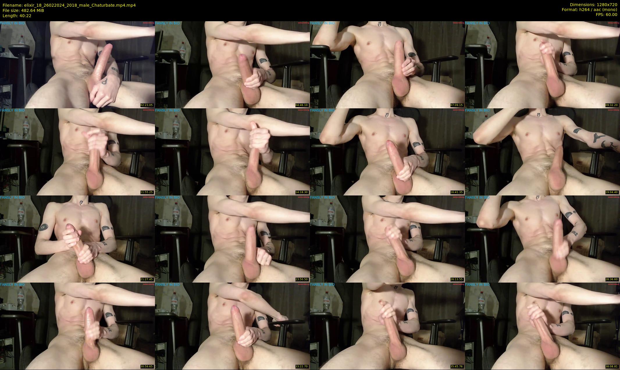 elixir_18 — 41 minute Chaturbate male cam show recording, 720p, Feb 26, 2024