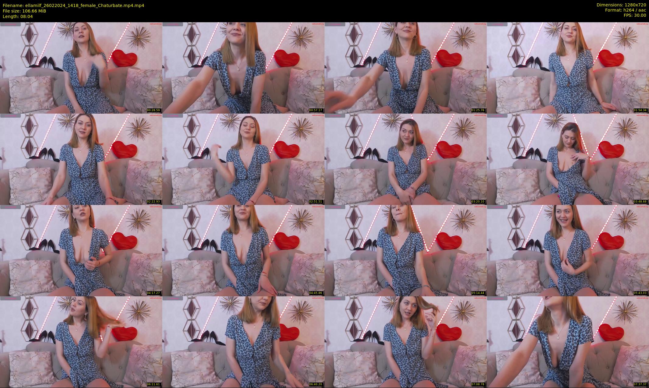 ellamilf — 9 minute Chaturbate female cam show recording, 720p, Feb 26, 2024