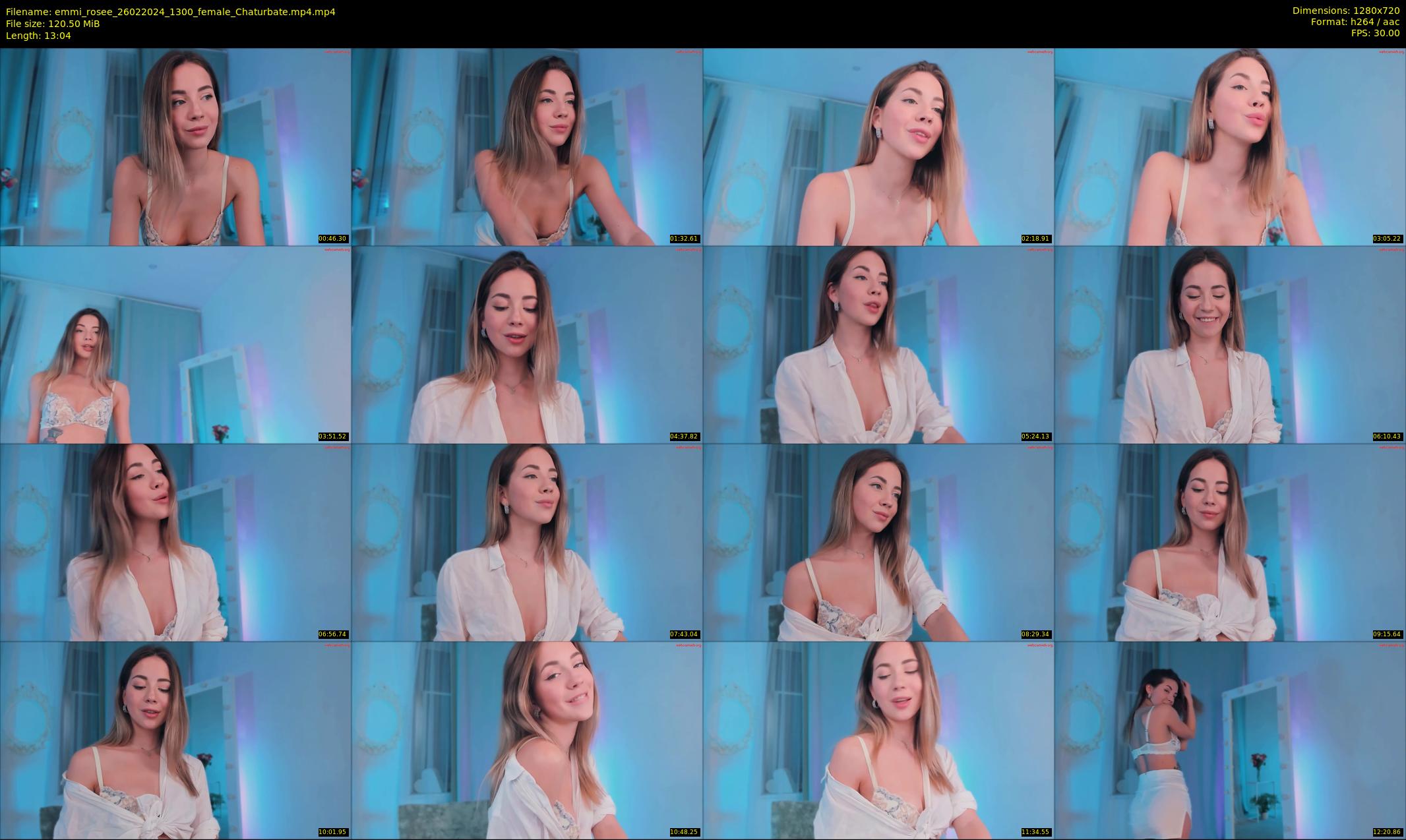 emmi_rosee — 14 minute Chaturbate female cam show recording, 720p, Feb 26, 2024