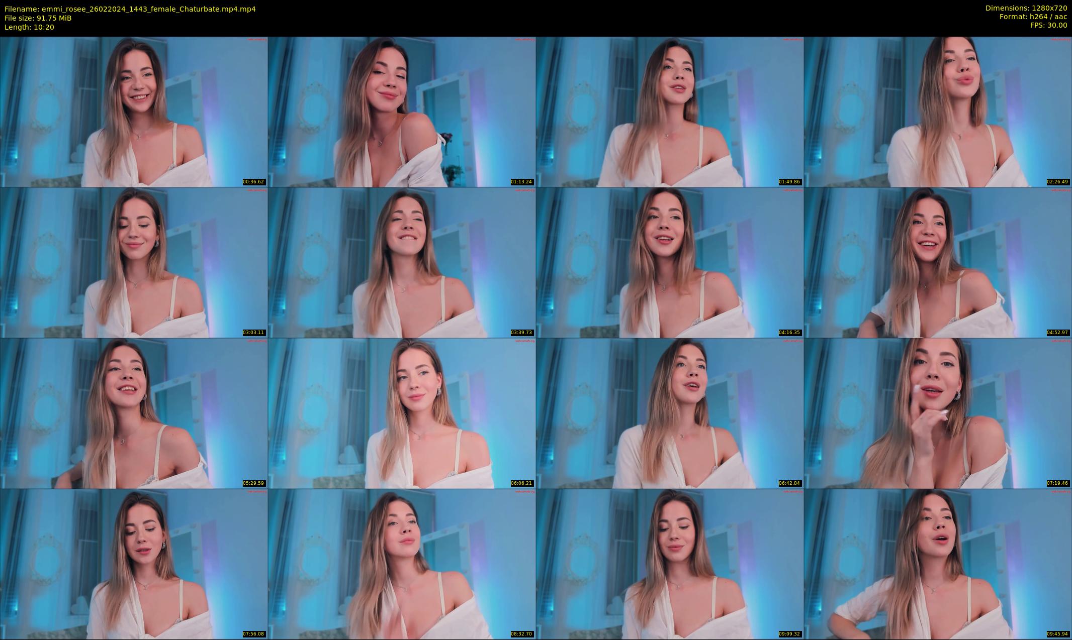 emmi_rosee — 11 minute Chaturbate female cam show recording, 720p, Feb 26, 2024