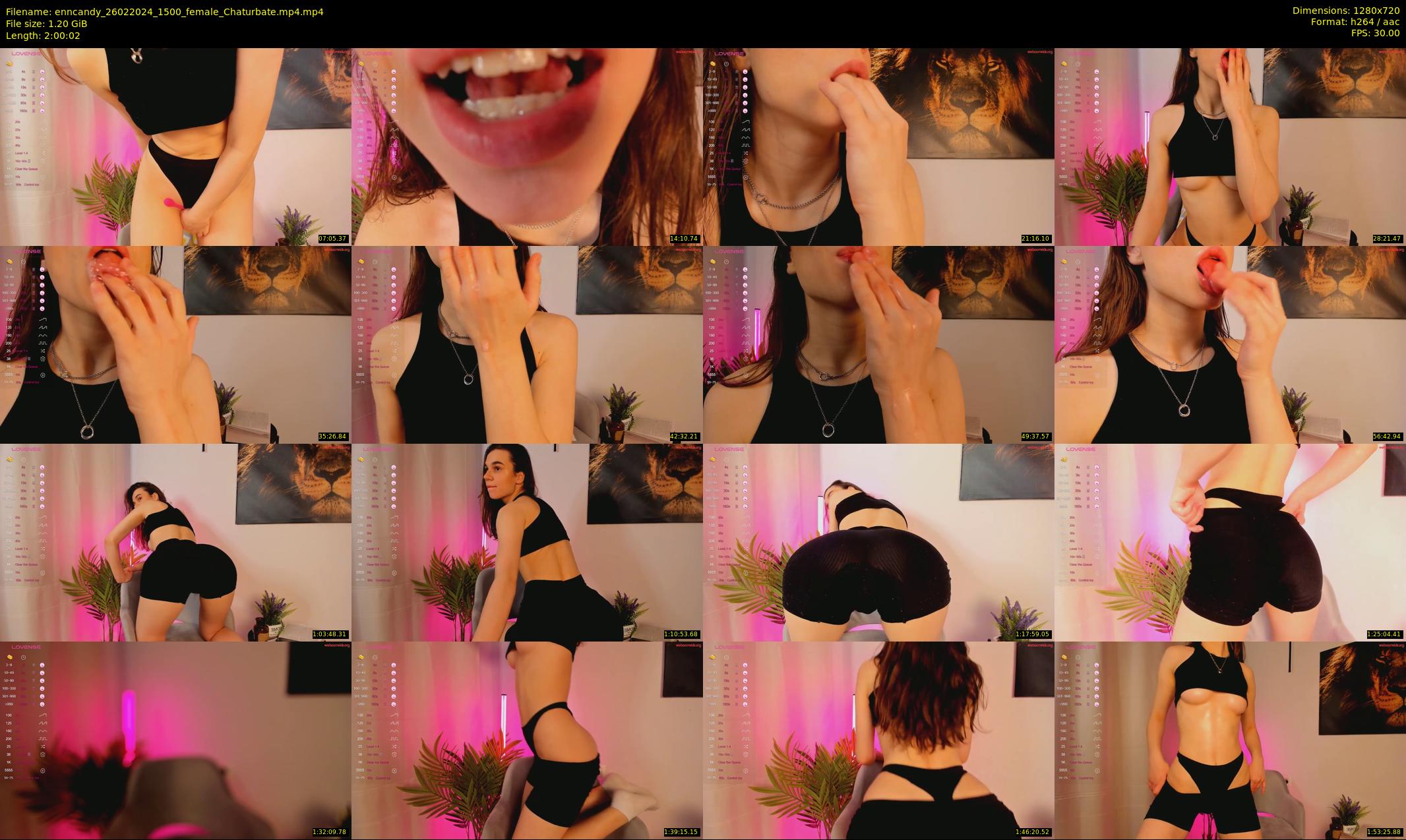enncandy — 121 minute Chaturbate female cam show recording, 720p, Feb 26, 2024