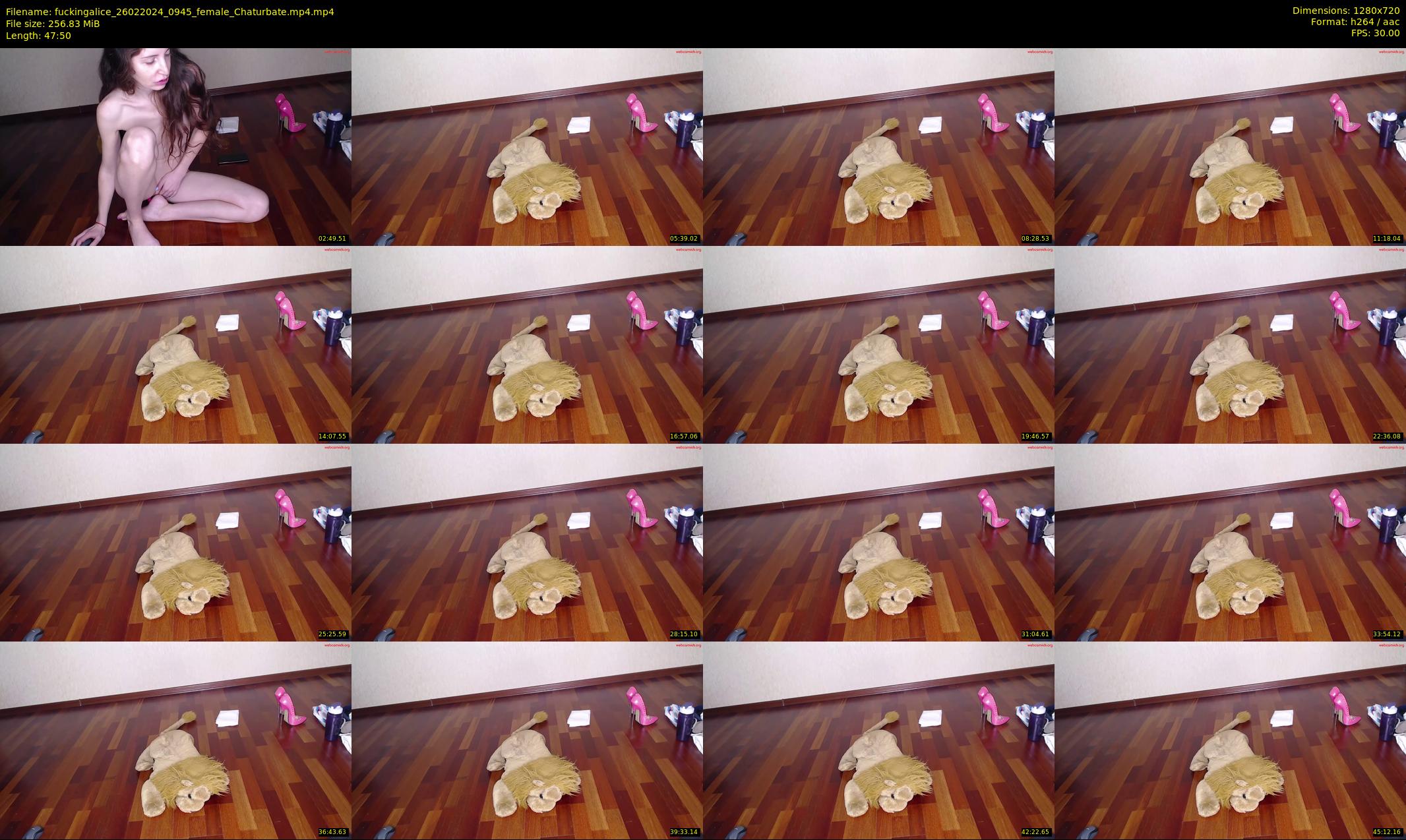 fuckingalice — 48 minute Chaturbate female cam show recording, 720p, Feb 26, 2024