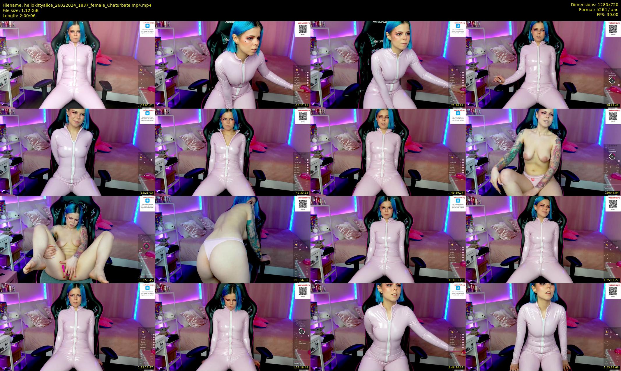 hellokittyalice — 121 minute Chaturbate female cam show recording, 720p, Feb 26, 2024
