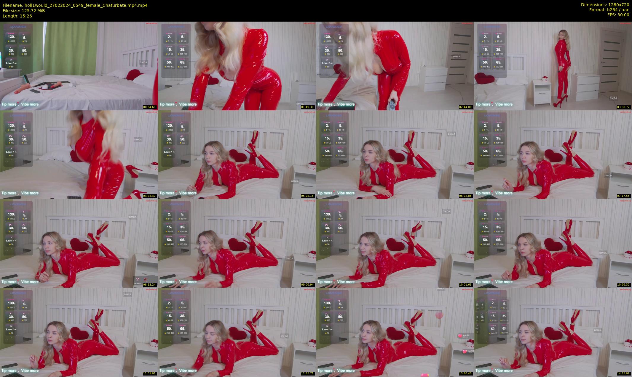 holl1would — 16 minute Chaturbate female cam show recording, 720p, Feb 27, 2024