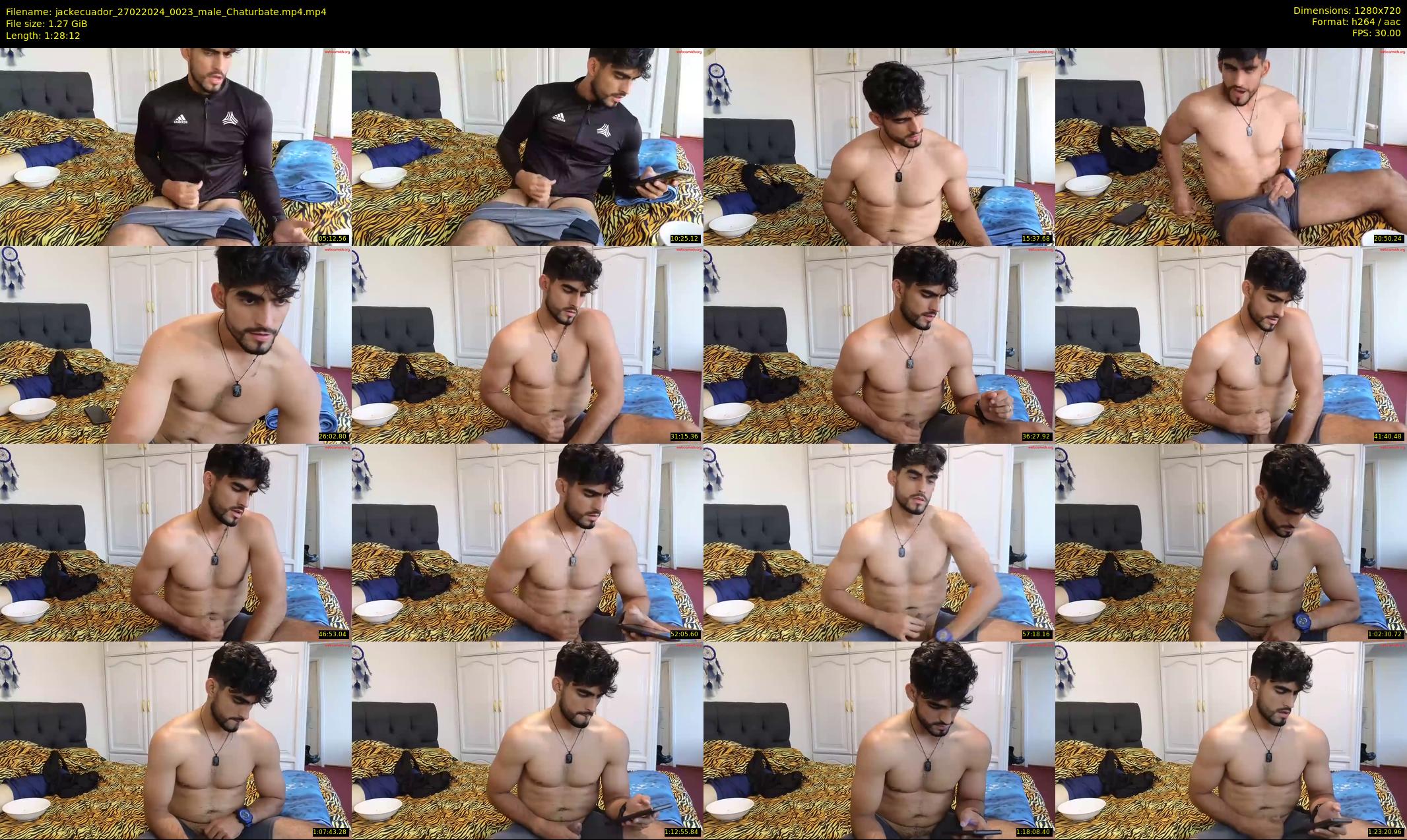 jackecuador — 89 minute Chaturbate male cam show recording, 720p, Feb 27, 2024