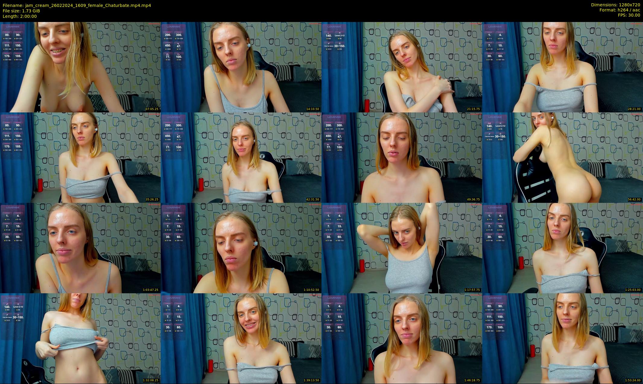 jam_cream — 120 minute Chaturbate female cam show recording, 720p, Feb 26, 2024
