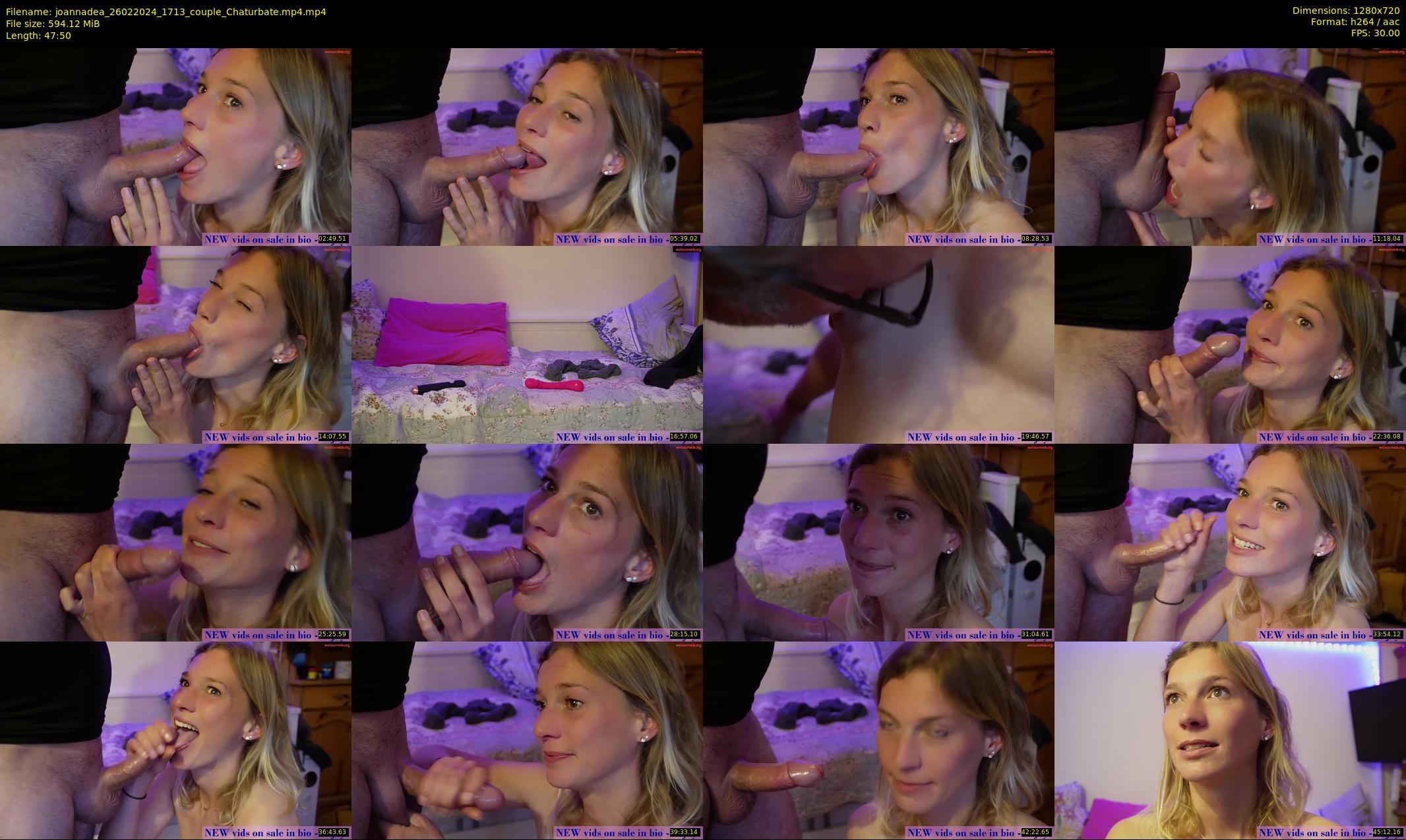 joannadea — 48 minute Chaturbate female cam show recording, 720p, Feb 26, 2024