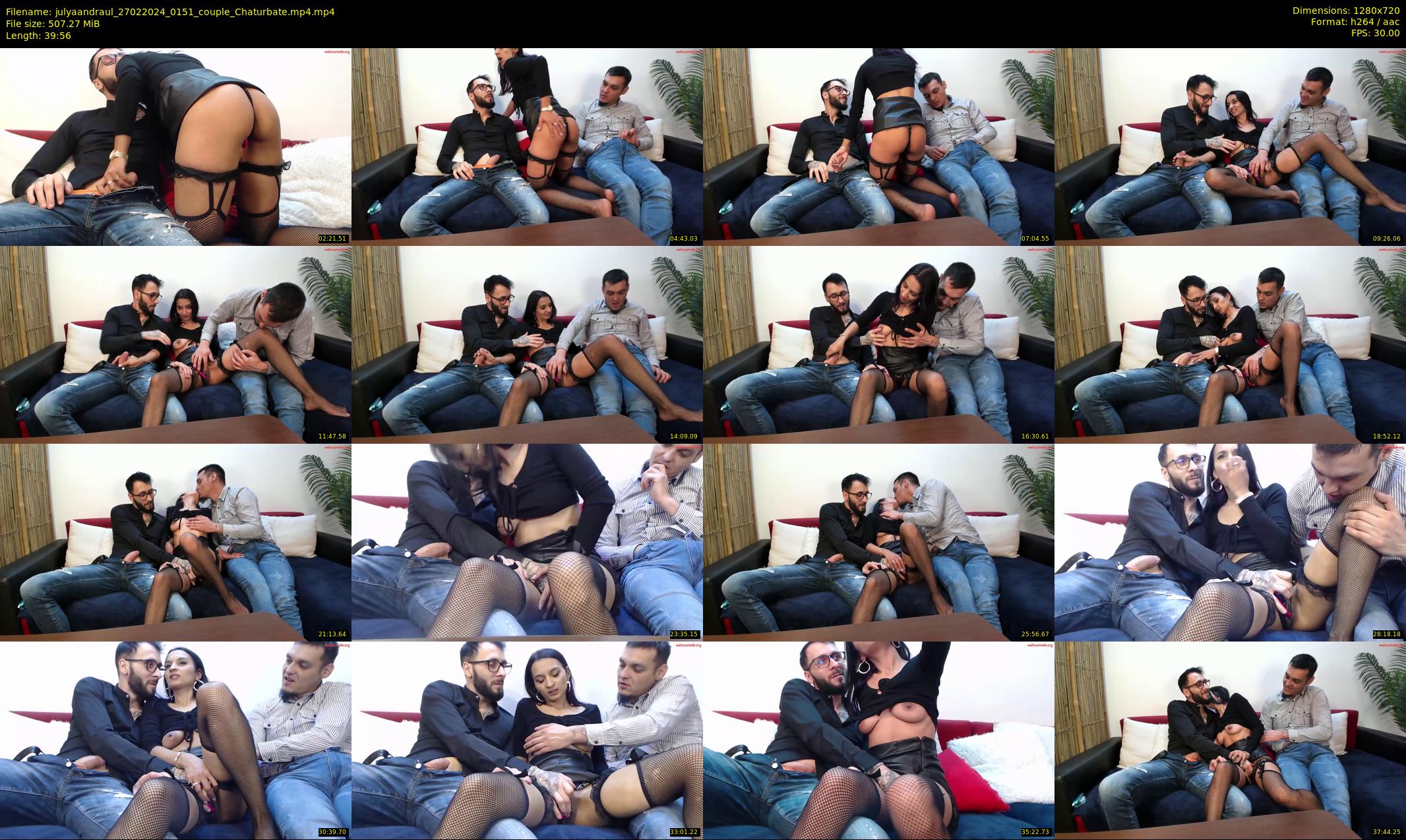 julyaandraul — 40 minute Chaturbate couple cam show recording, 720p, Feb 27, 2024