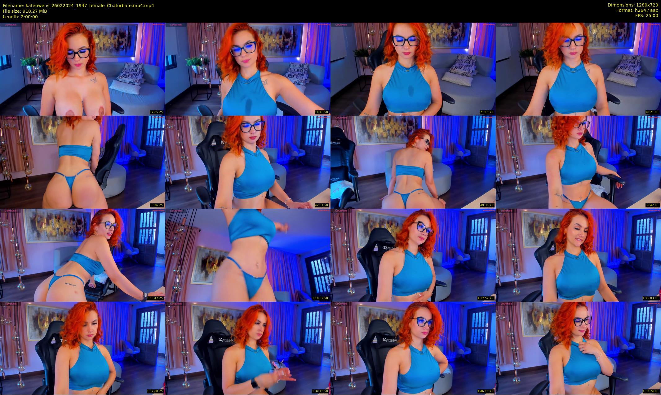 kateowens — 120 minute Chaturbate female cam show recording, 720p, Feb 26, 2024