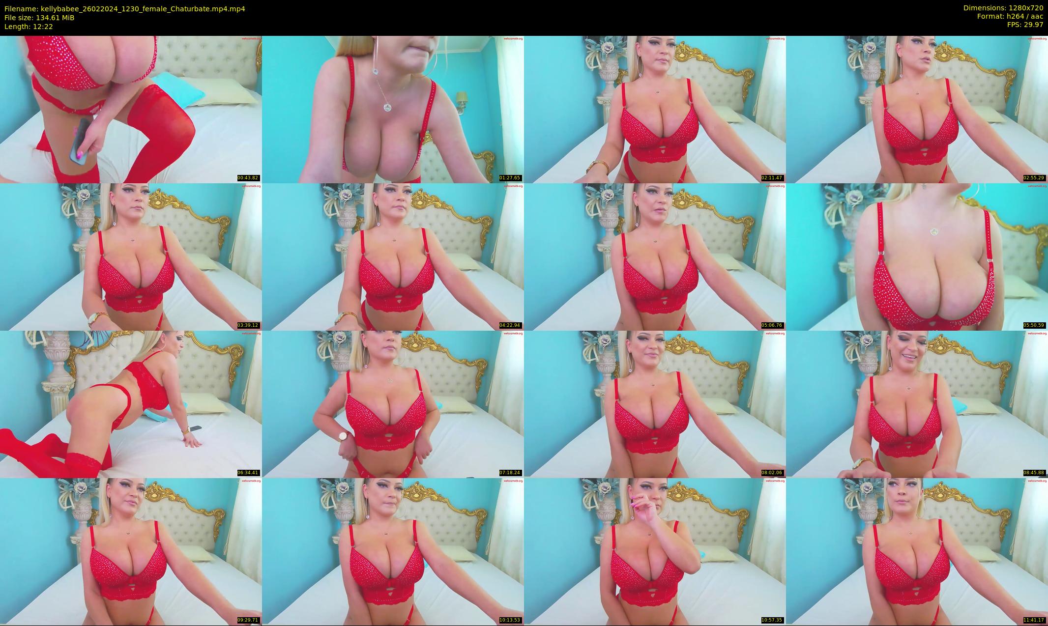 kellybabee — 13 minute Chaturbate female cam show recording, 720p, Feb 26, 2024