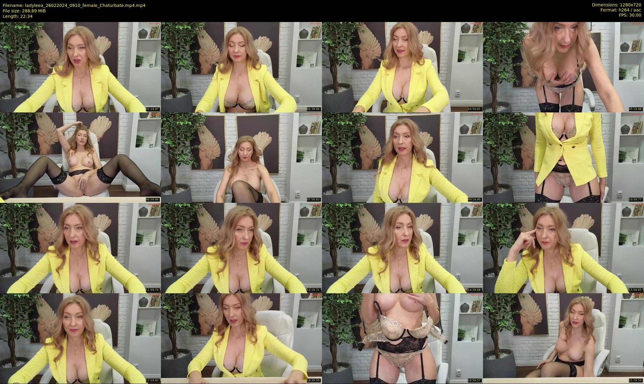 ladyleea — 23 minute Chaturbate female cam show recording, 720p, Feb 26, 2024