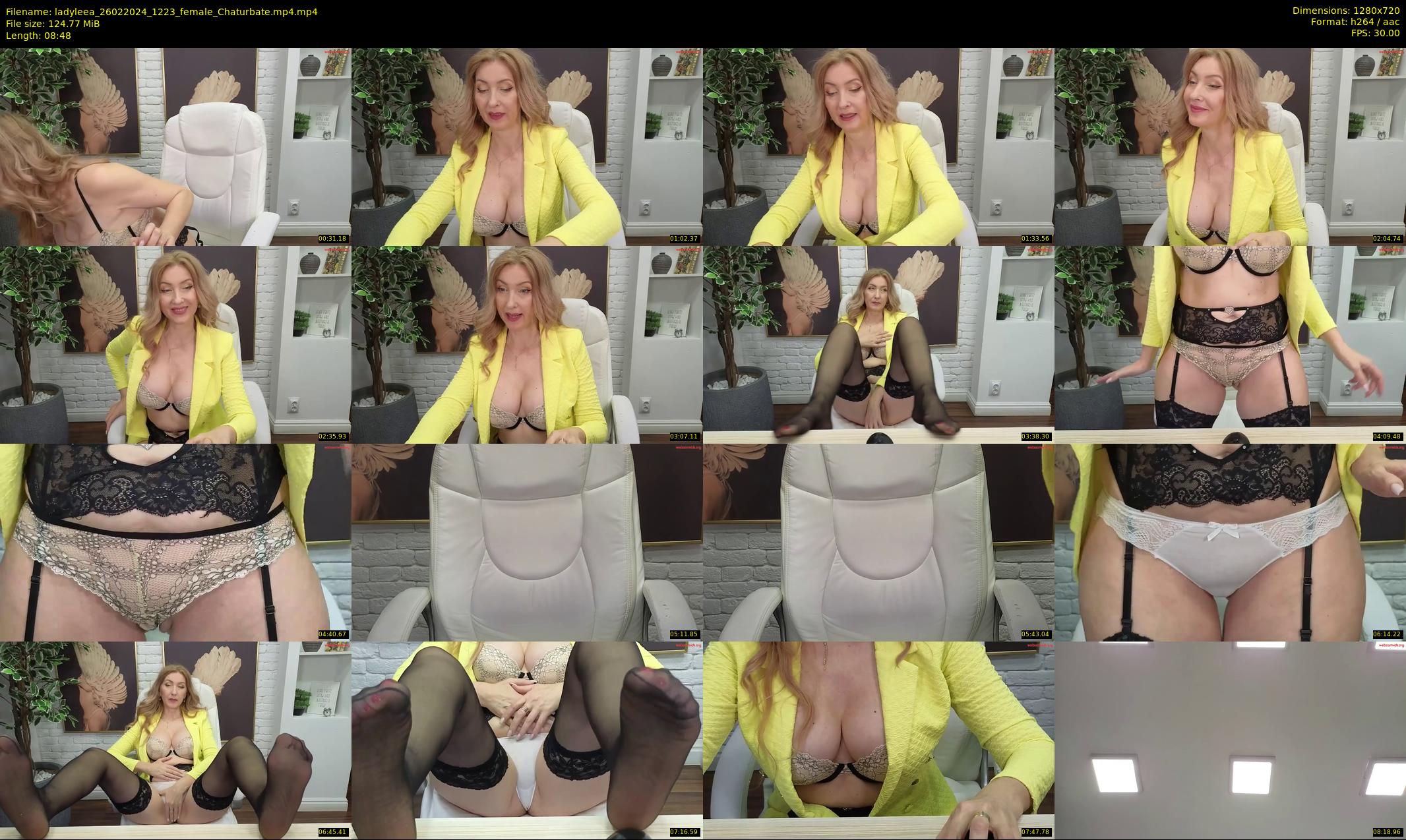 ladyleea — 9 minute Chaturbate female cam show recording, 720p, Feb 26, 2024