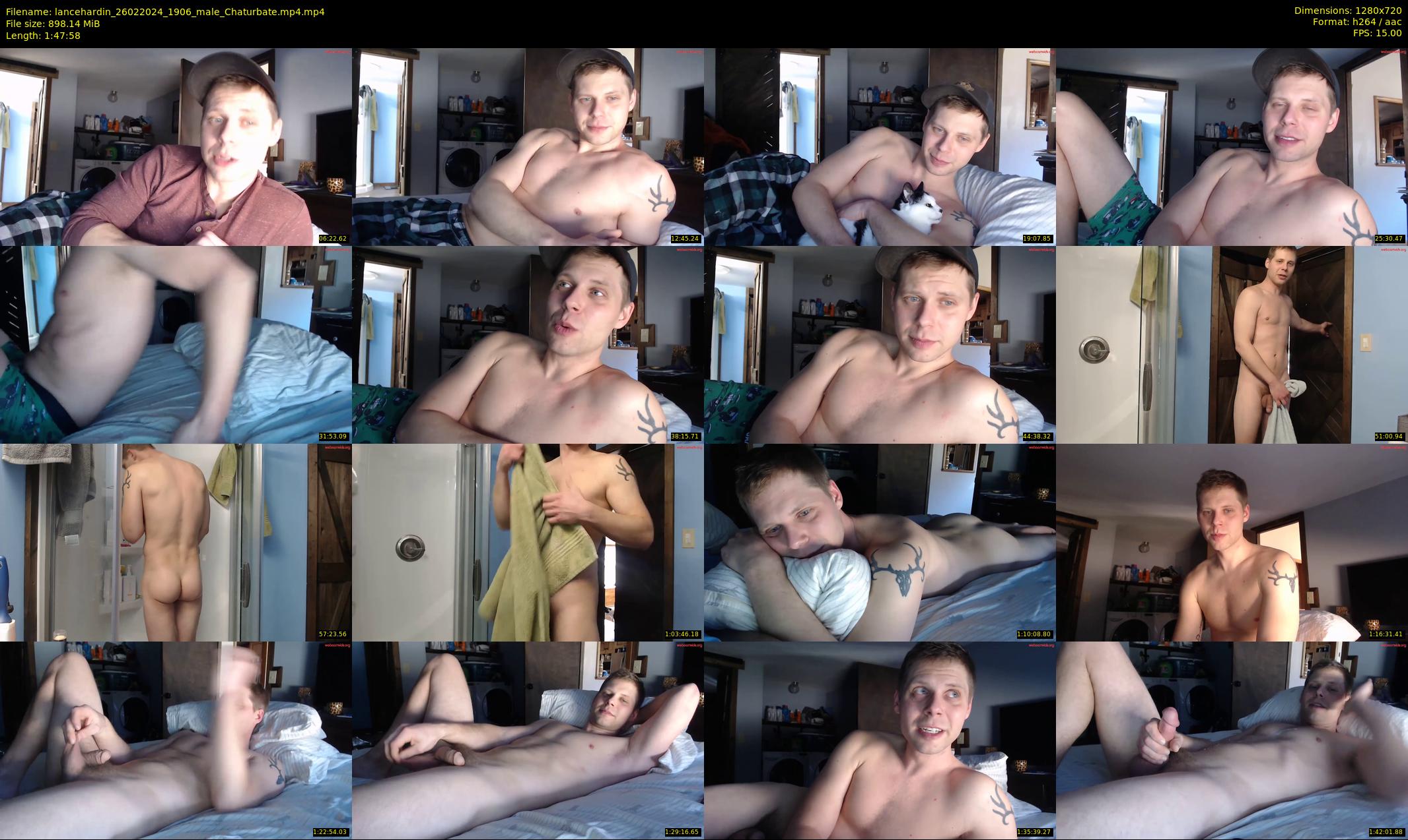 lancehardin — 108 minute Chaturbate male cam show recording, 720p, Feb 26, 2024