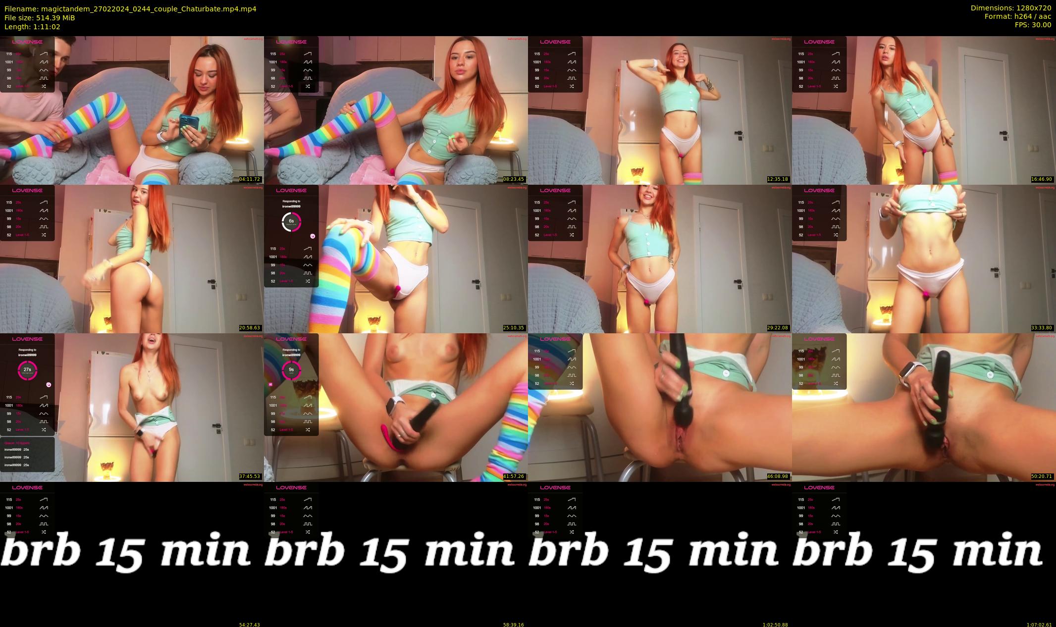 magictandem — 72 minute Chaturbate couple cam show recording, 720p, Feb 27, 2024