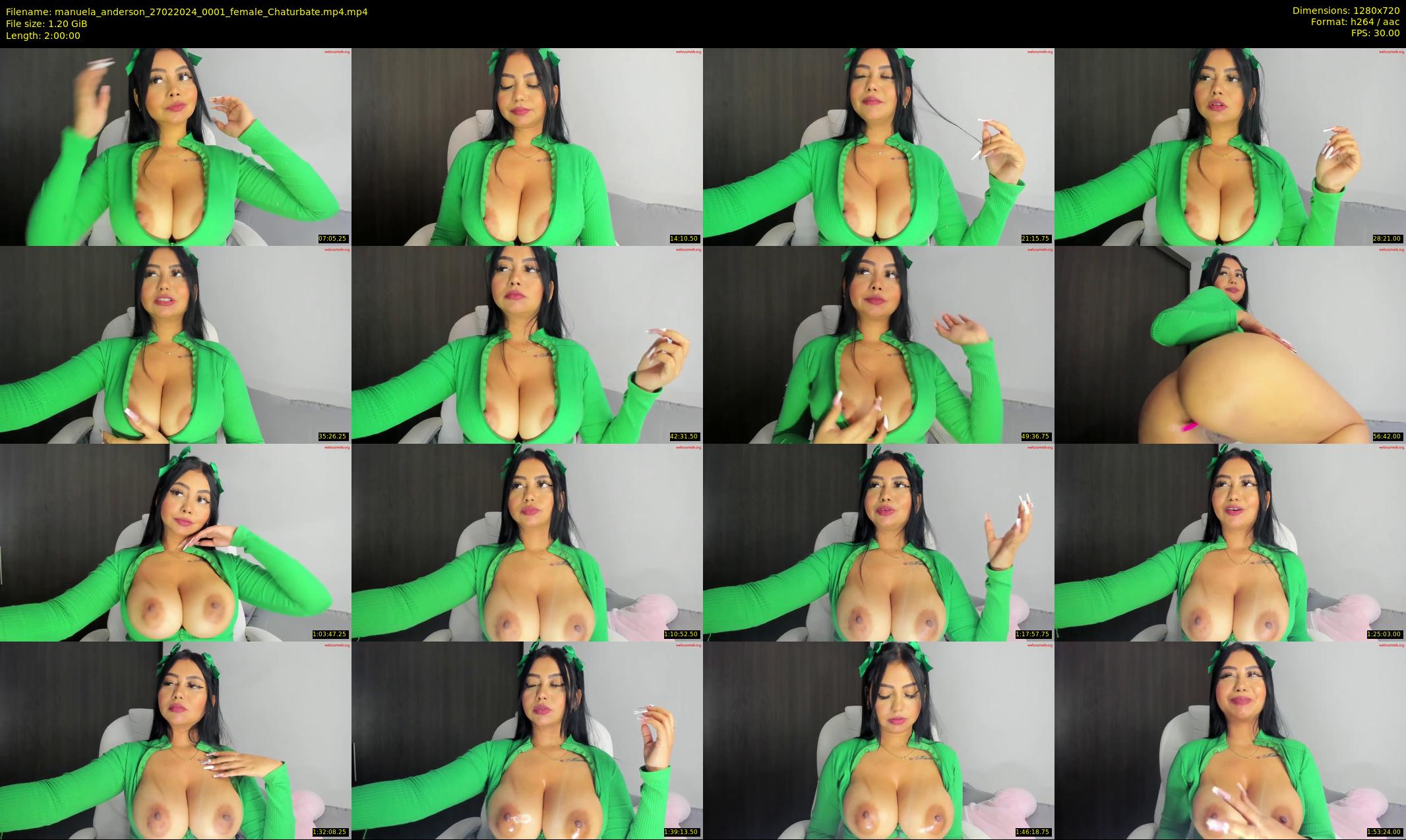 manuela_anderson — 120 minute Chaturbate female cam show recording, 720p, Feb 27, 2024