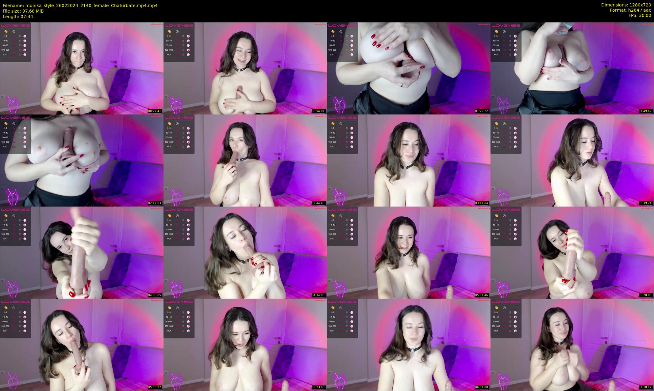 monika_style — 8 minute Chaturbate female cam show recording, 720p, Feb 26, 2024